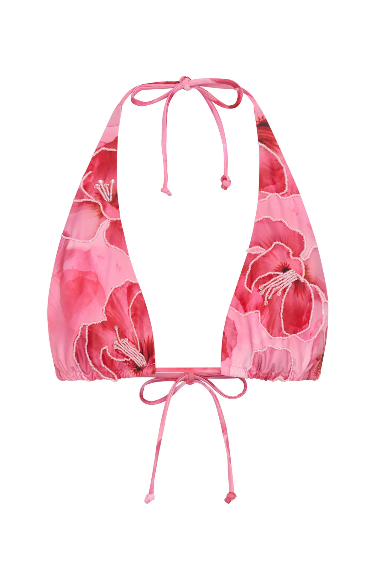 San Marino Beaded Bikini Top Sugar Rose - Image 7