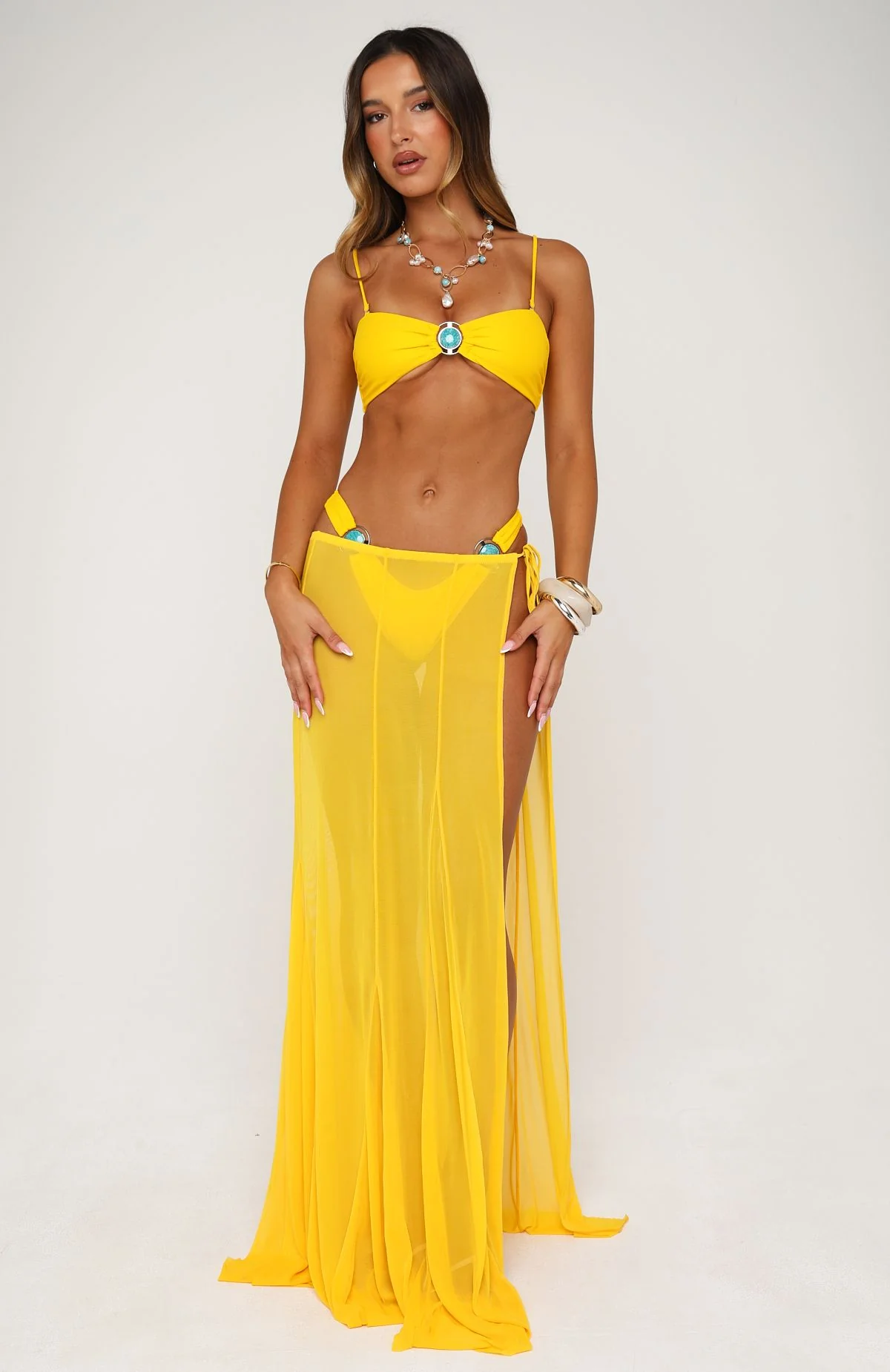 Sandslip Maxi Skirt Mango - Image 3