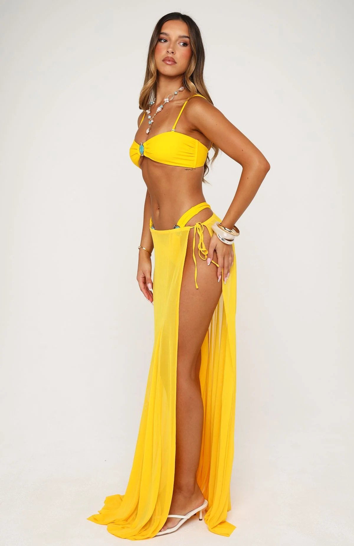 Sandslip Maxi Skirt Mango - Image 4