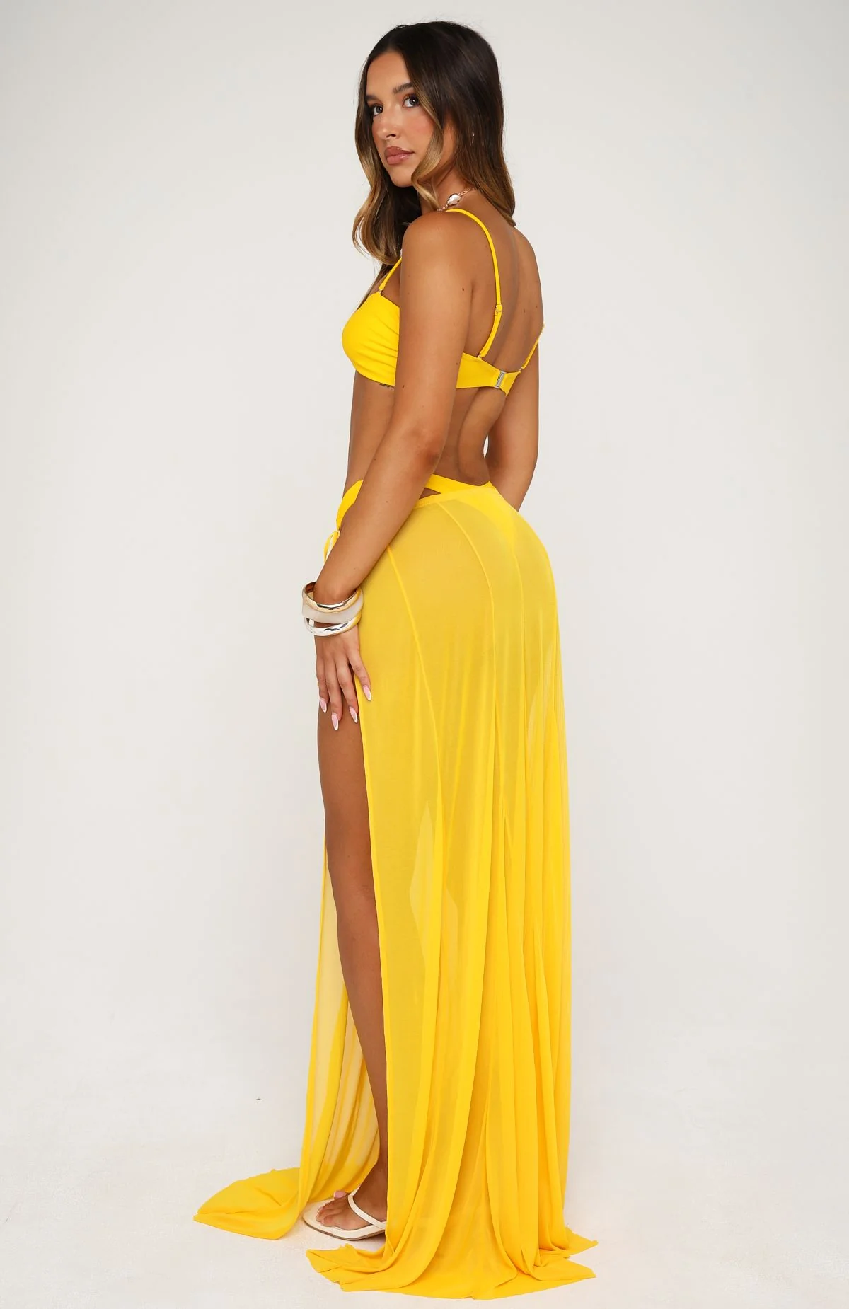 Sandslip Maxi Skirt Mango - Image 5