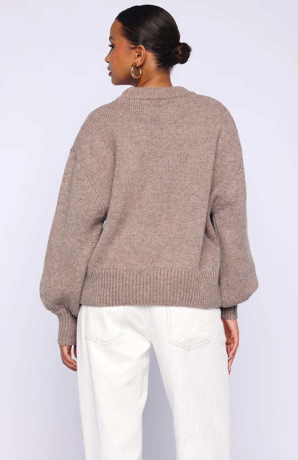 Sashi Knit Sweater Pebble - Image 5
