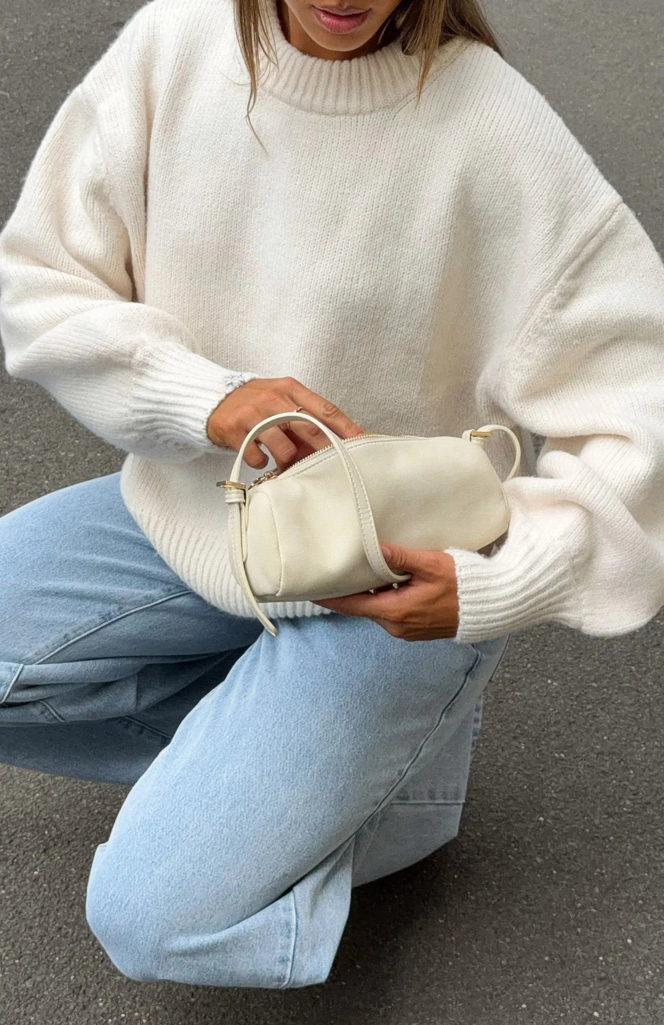 Sashi Knit Sweater Winter White - Image 6
