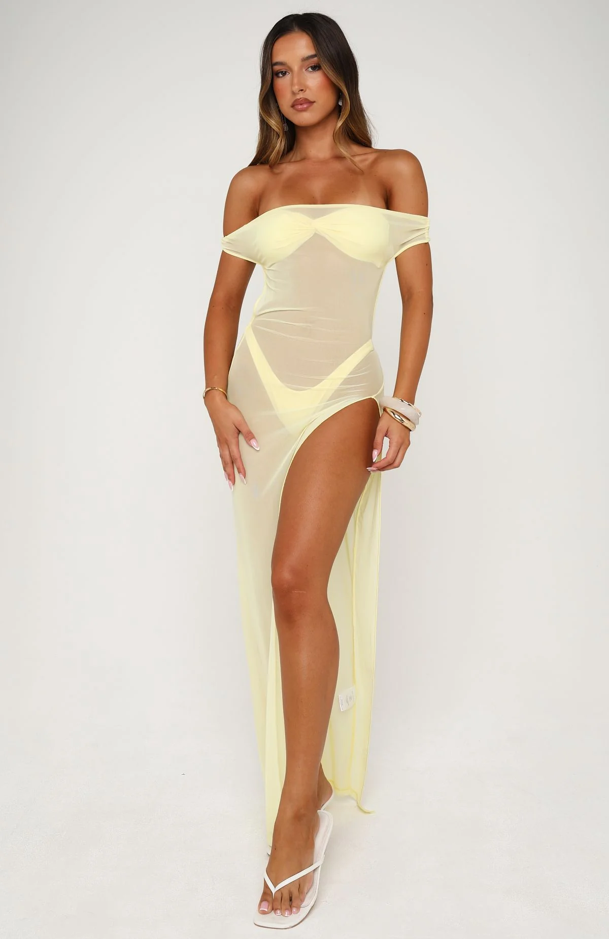 Sea Salt Sweet Maxi Dress Lemon - Image 2