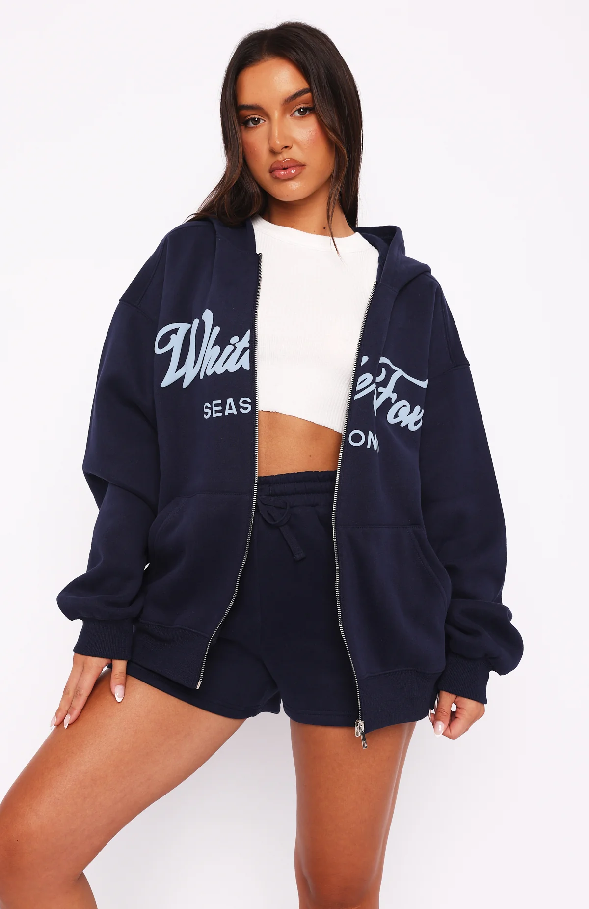 Season 7 Zip Front Hoodie Deep Sea - Image 2