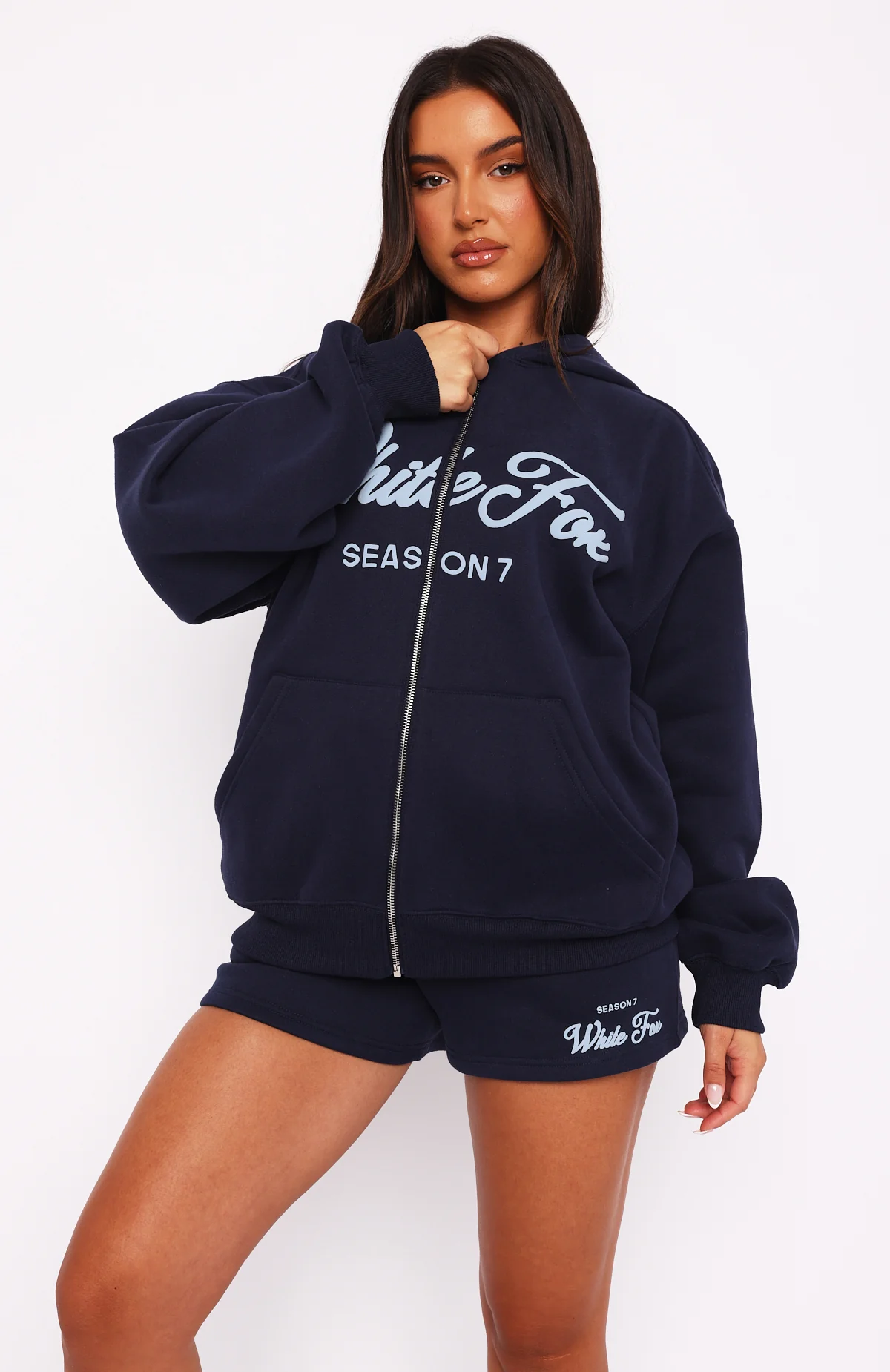 Season 7 Zip Front Hoodie Deep Sea - Image 3
