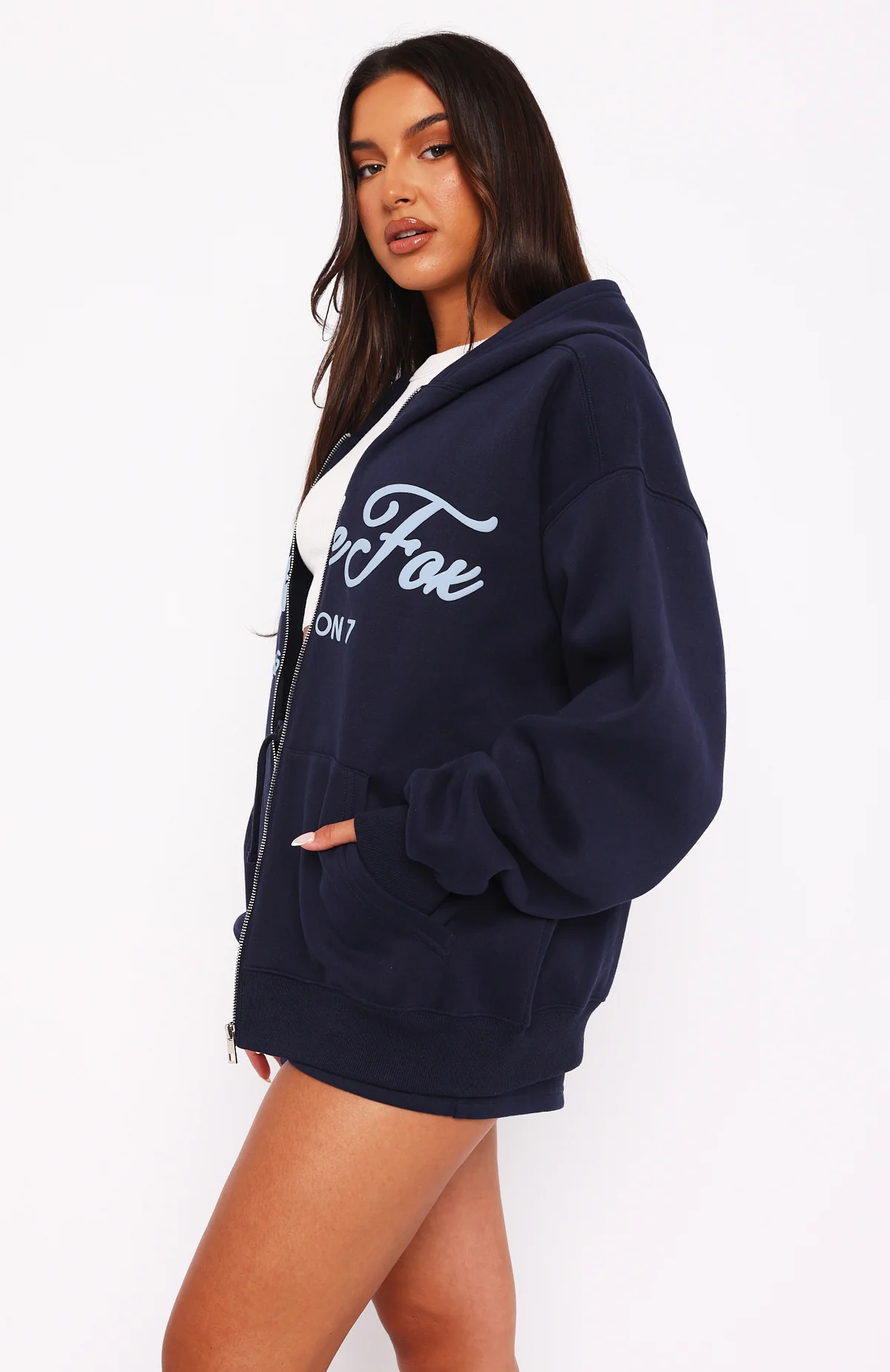 Season 7 Zip Front Hoodie Deep Sea - Image 4