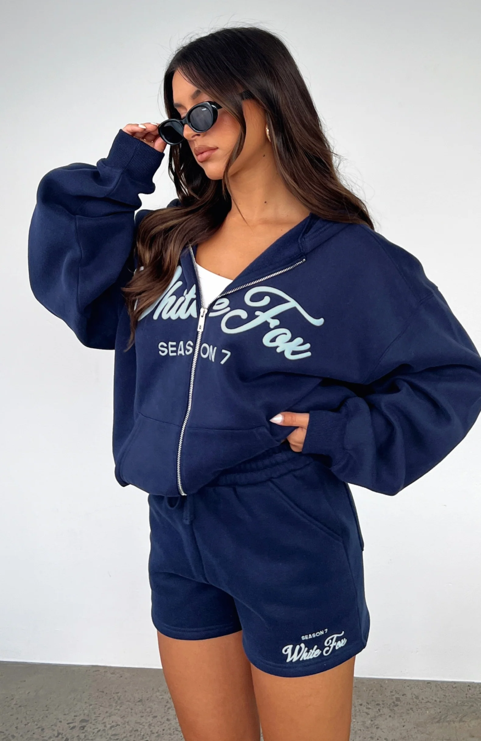 Season 7 Zip Front Hoodie Deep Sea - Image 6