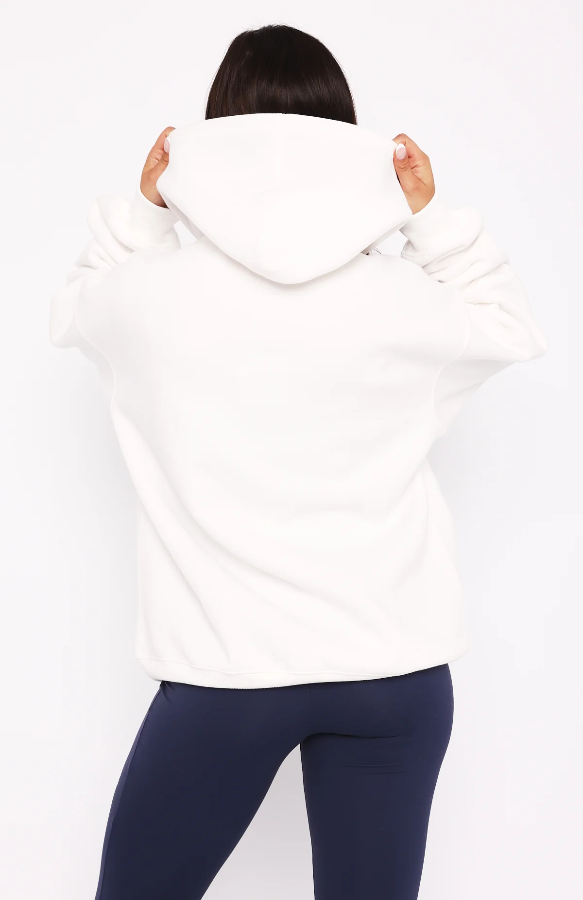 Season 7 Zip Front Hoodie Snow - Image 5