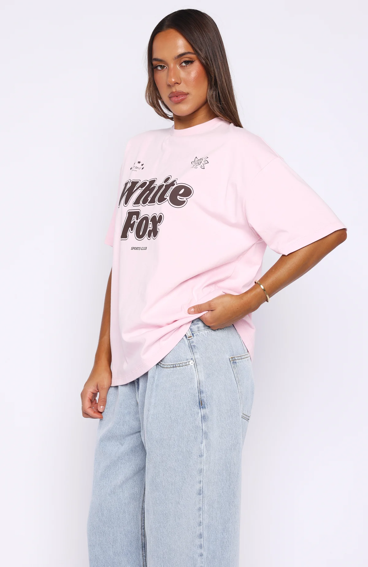Seeing Stars Oversized Tee Pink - Image 3