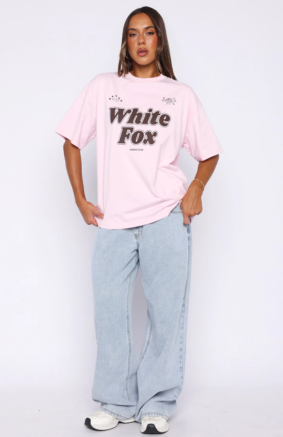 Seeing Stars Oversized Tee Pink - Image 5