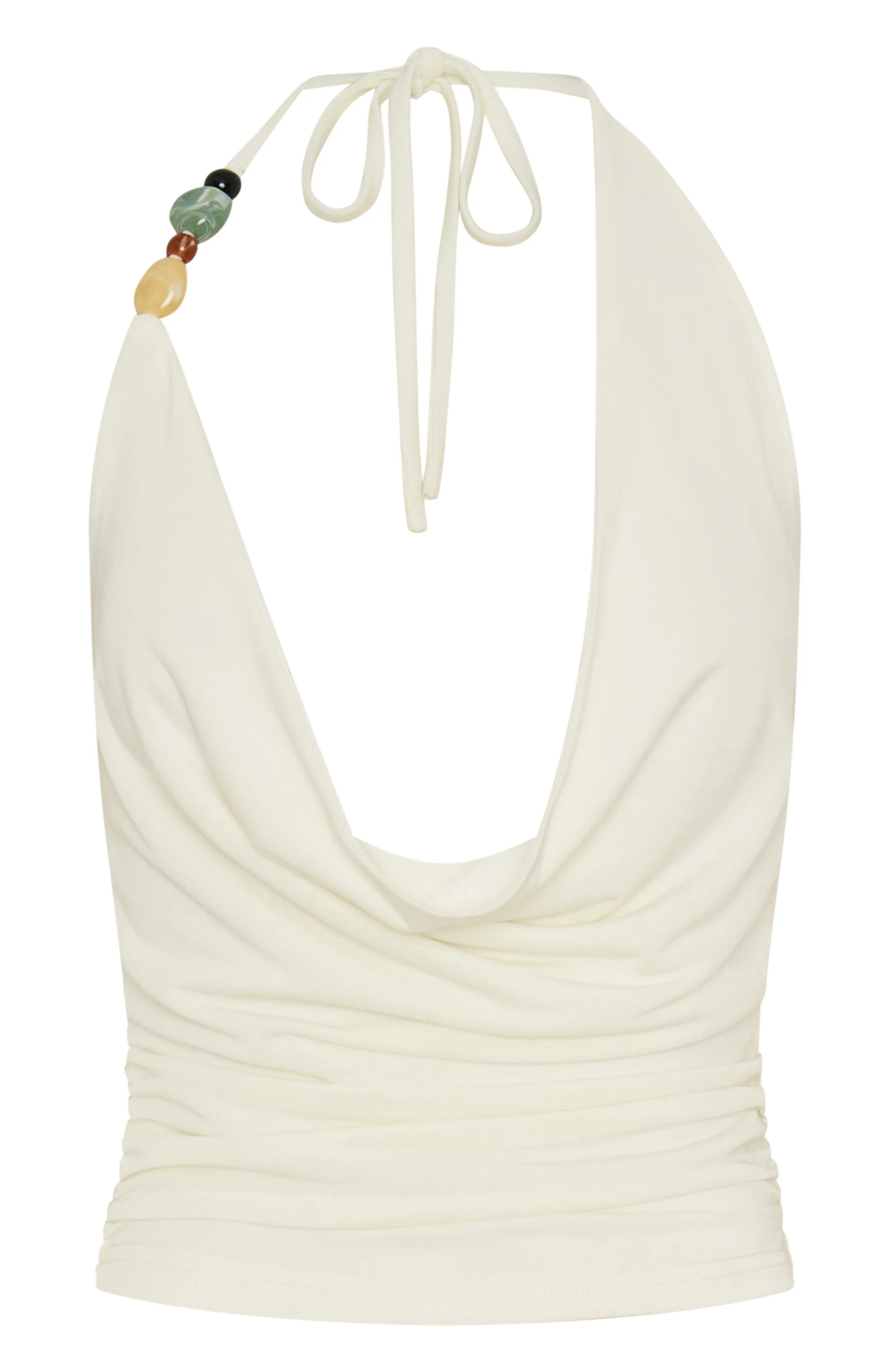 Selene Halter Top Off White - Image 6