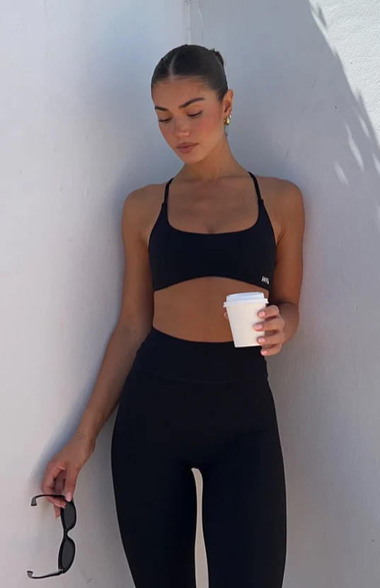 She's Healthy Sports Crop Black - Image 9