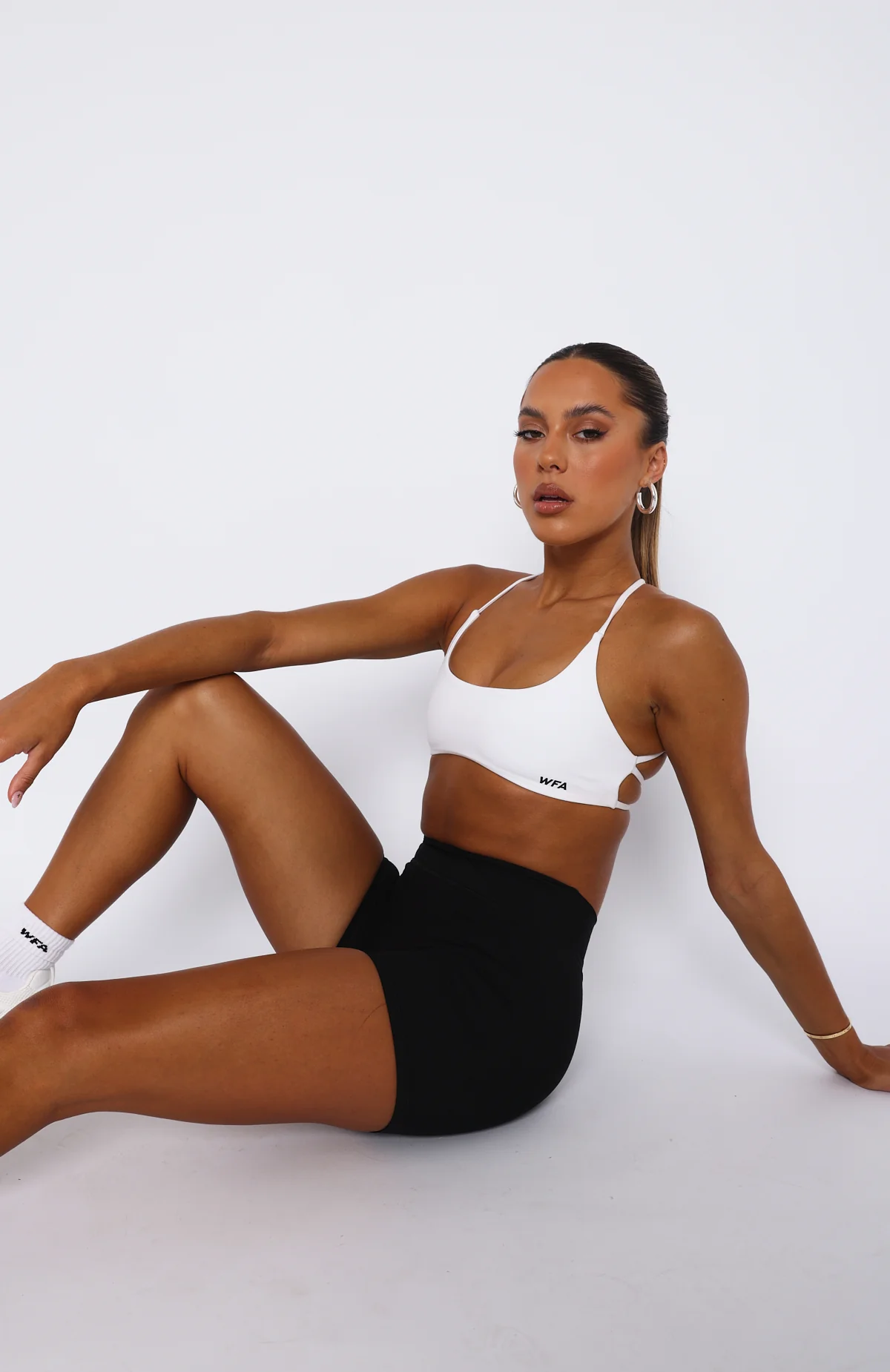 She's Healthy Sports Crop White - Image 3