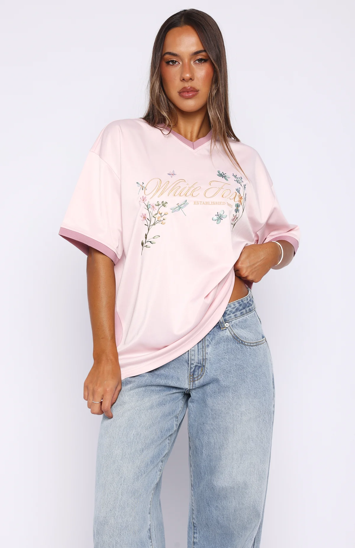 She's Out Of My League Oversized Jersey Pink - Image 2
