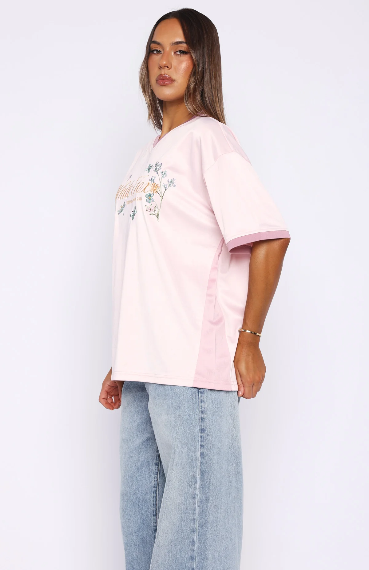 She's Out Of My League Oversized Jersey Pink - Image 3