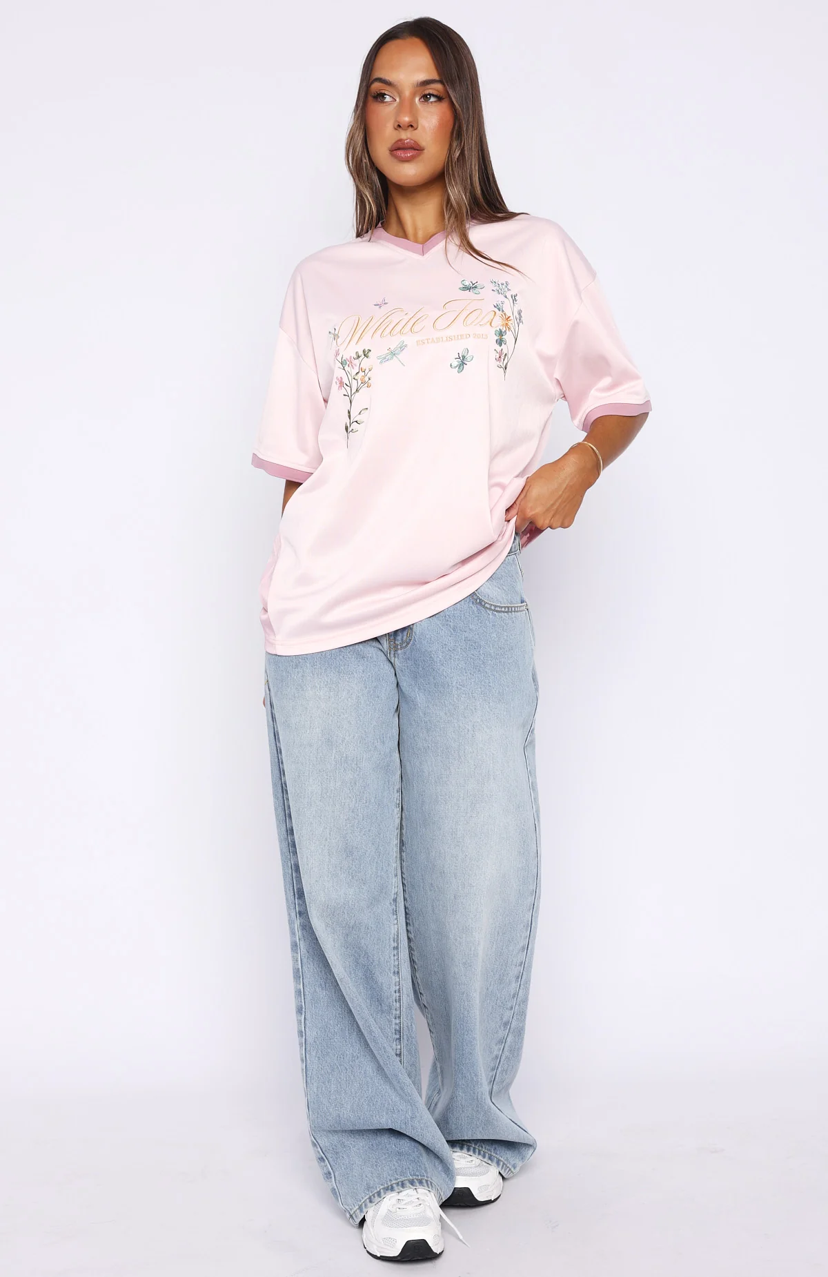 She's Out Of My League Oversized Jersey Pink - Image 5