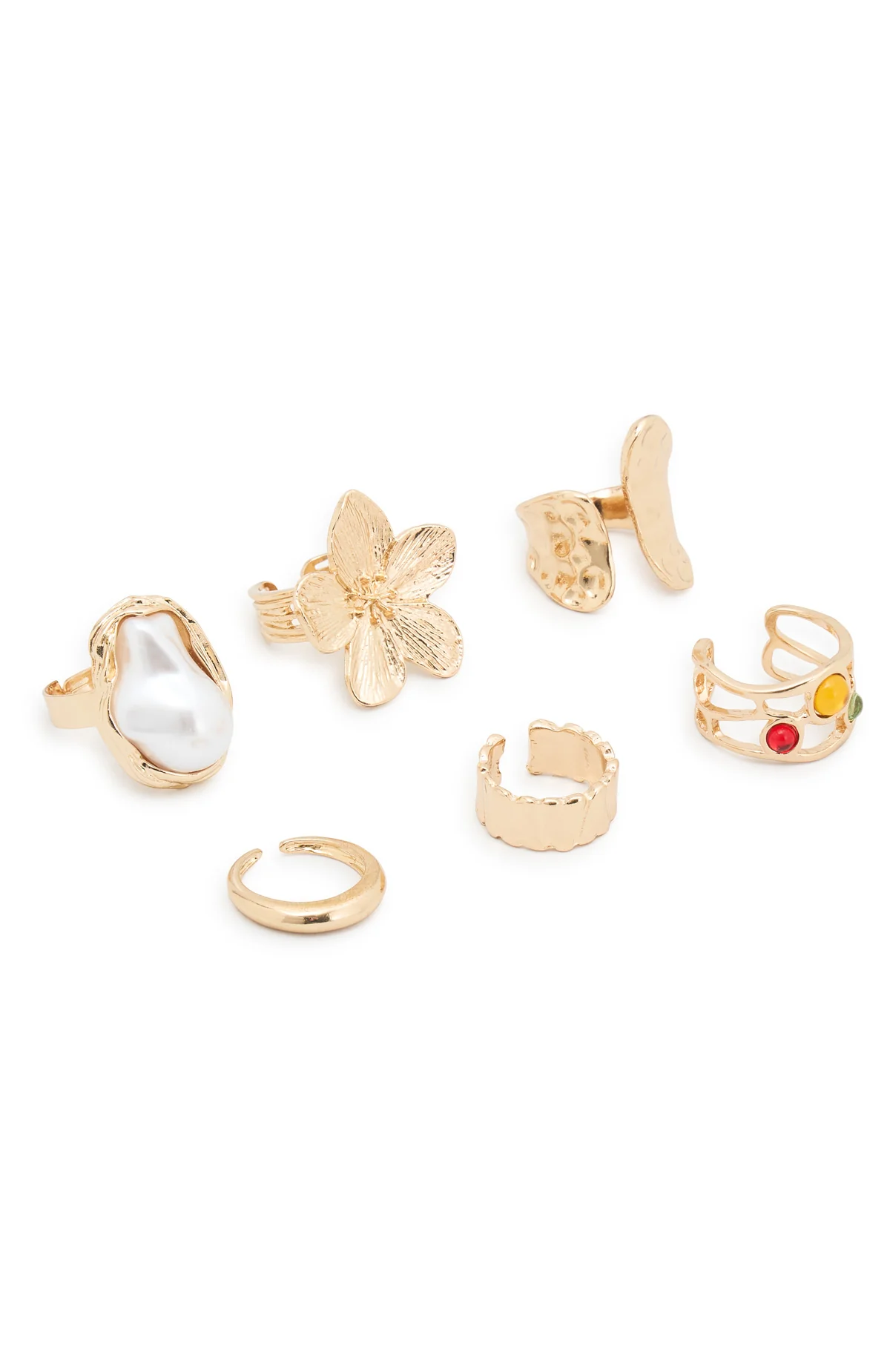 Signe Ring Set Gold - Image 5