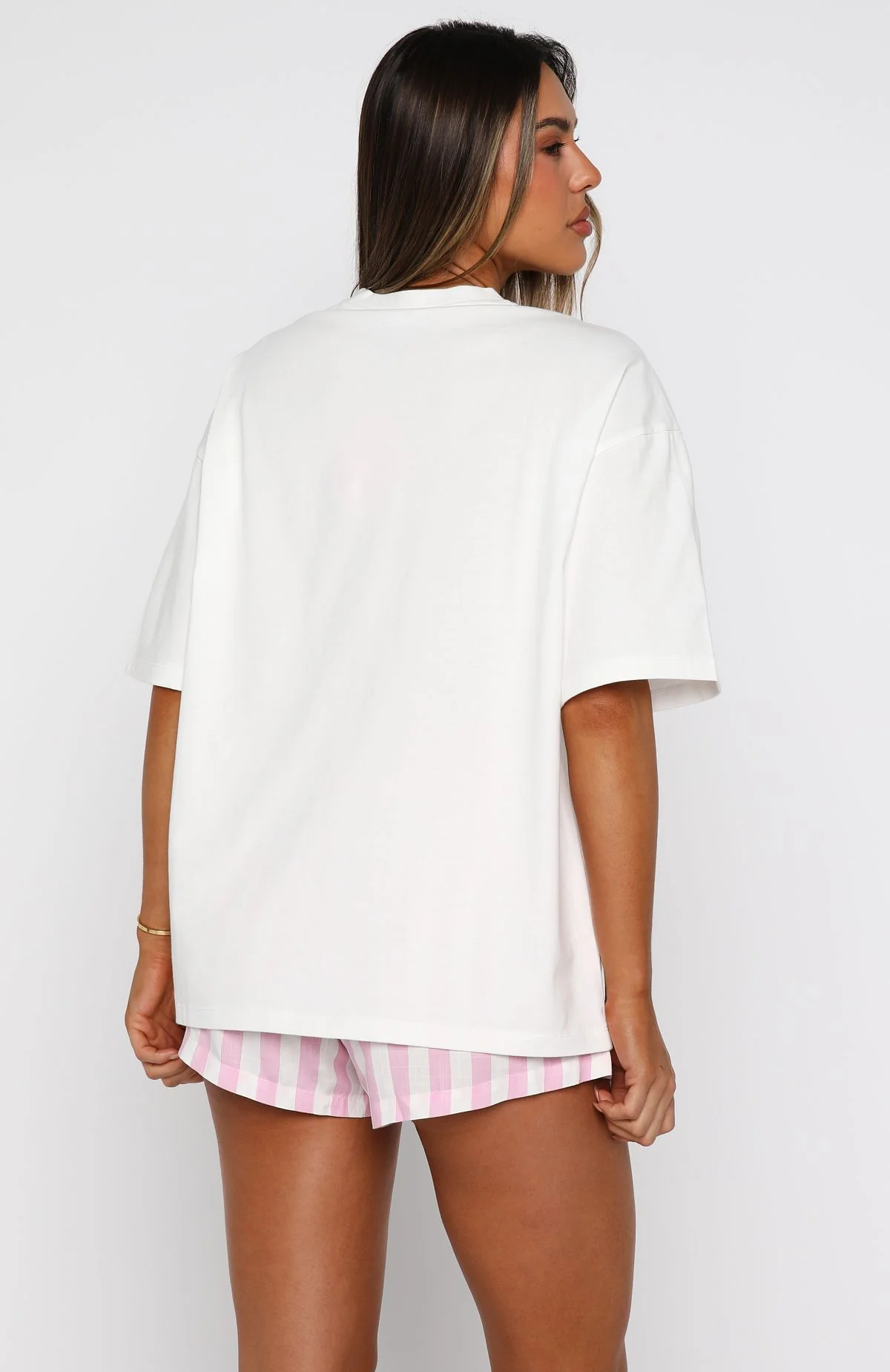 Silly Season Pyjama Oversized Tee White - Image 5