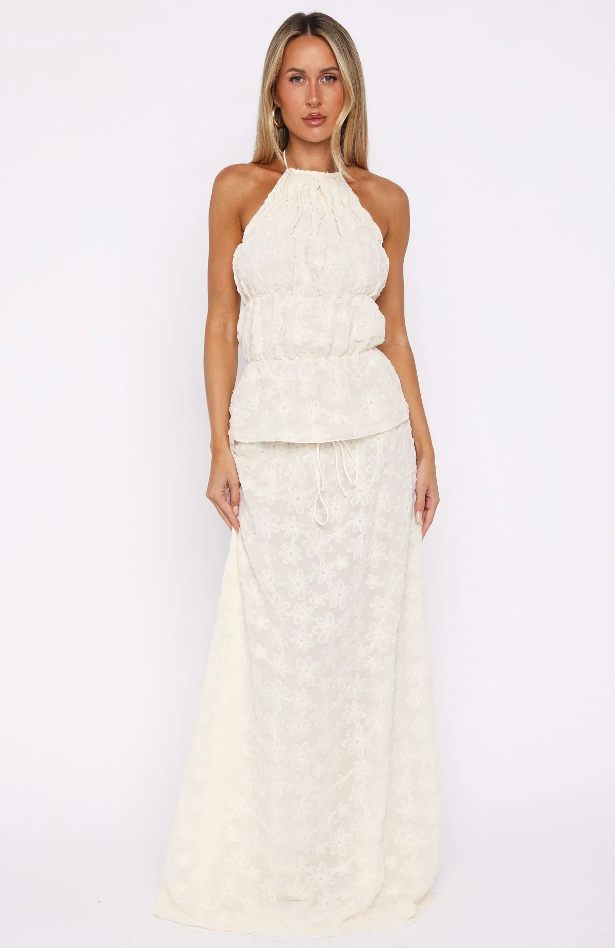 Slay Today Halter Top Cream - Image 5