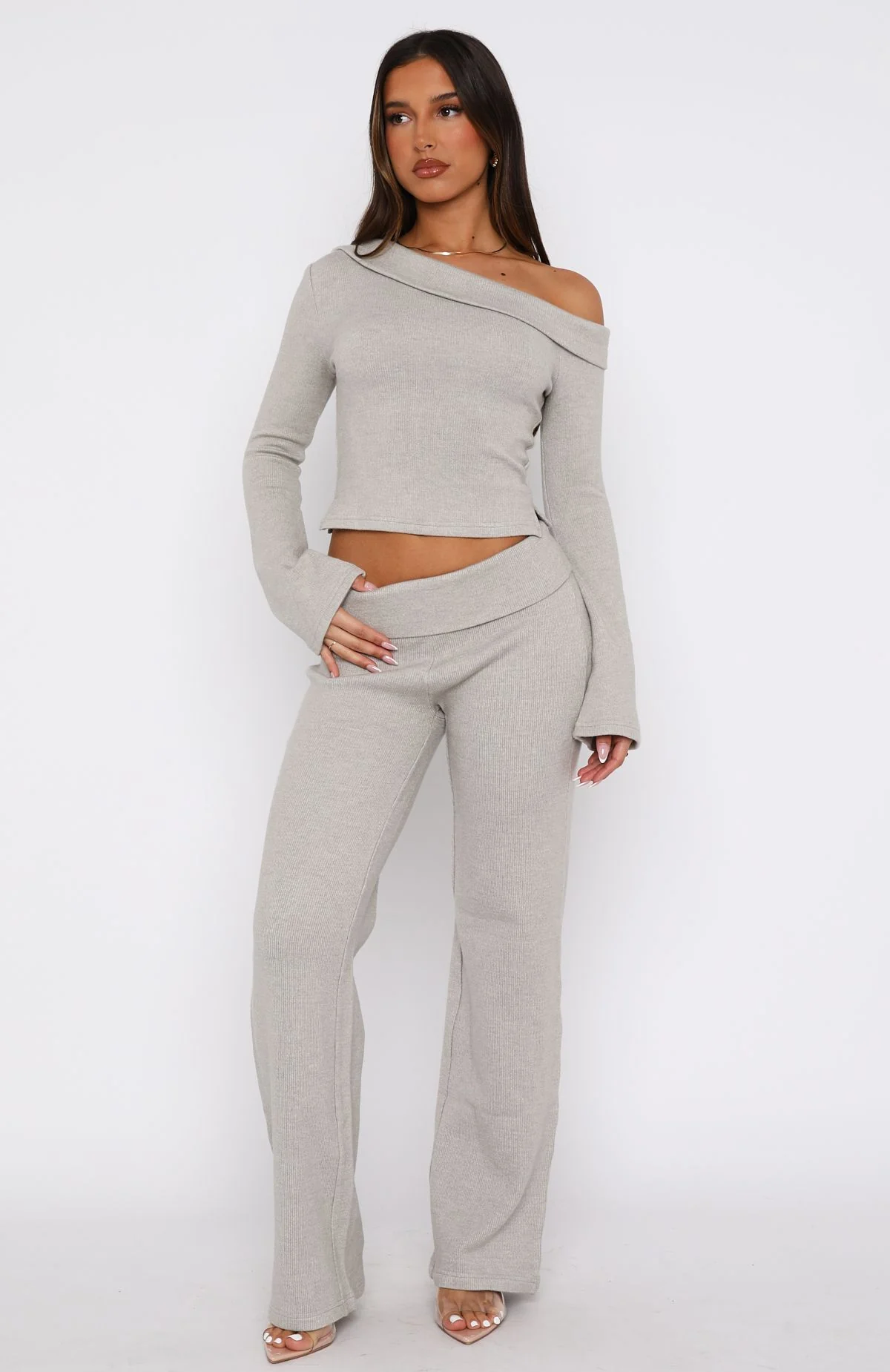 So Little Time Pants Grey Marle - Image 2