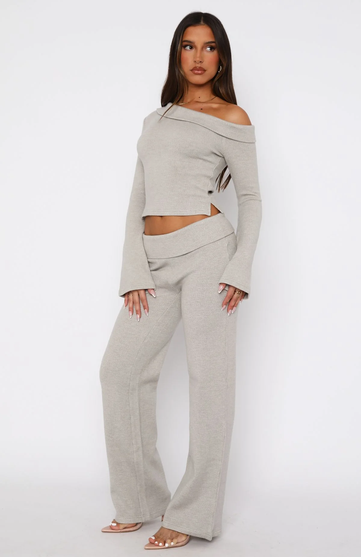 So Little Time Pants Grey Marle - Image 3