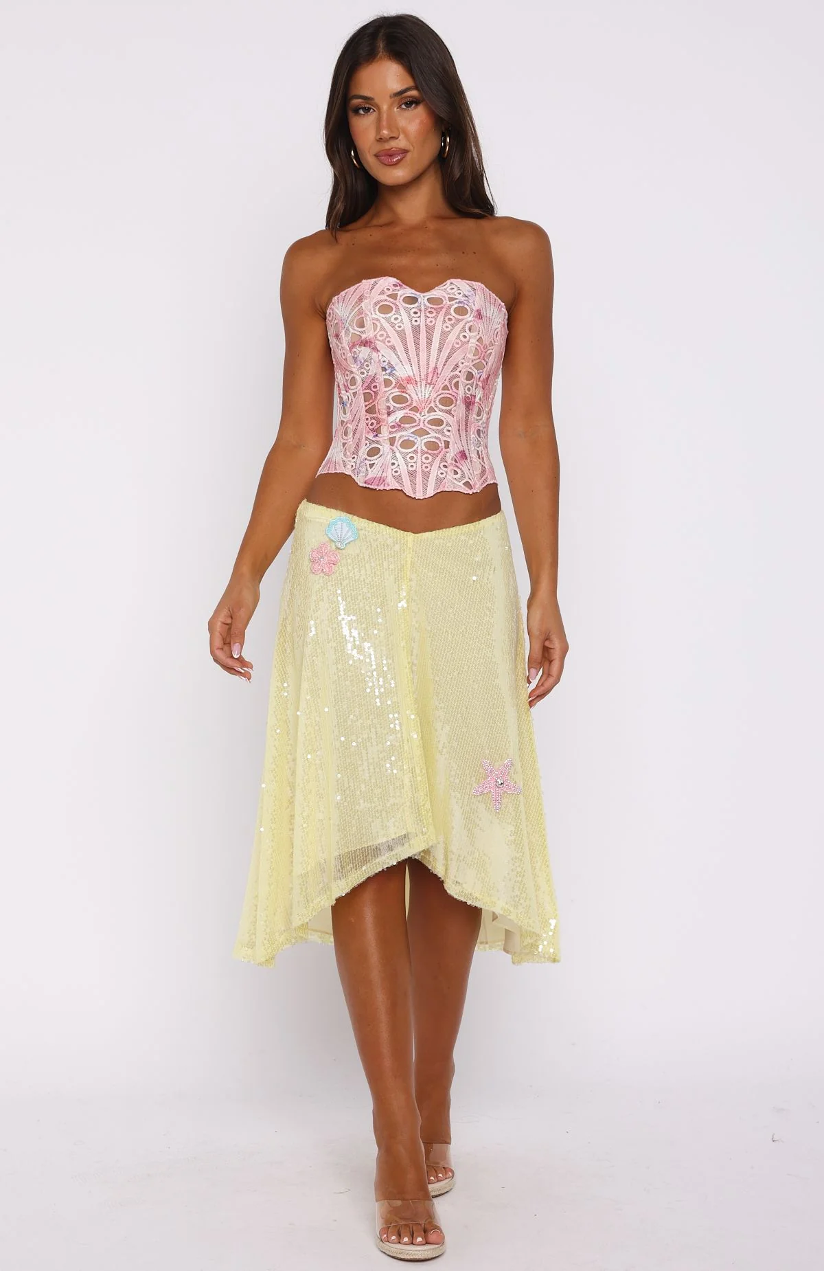 So Much To Say Strapless Bustier Pink - Image 5