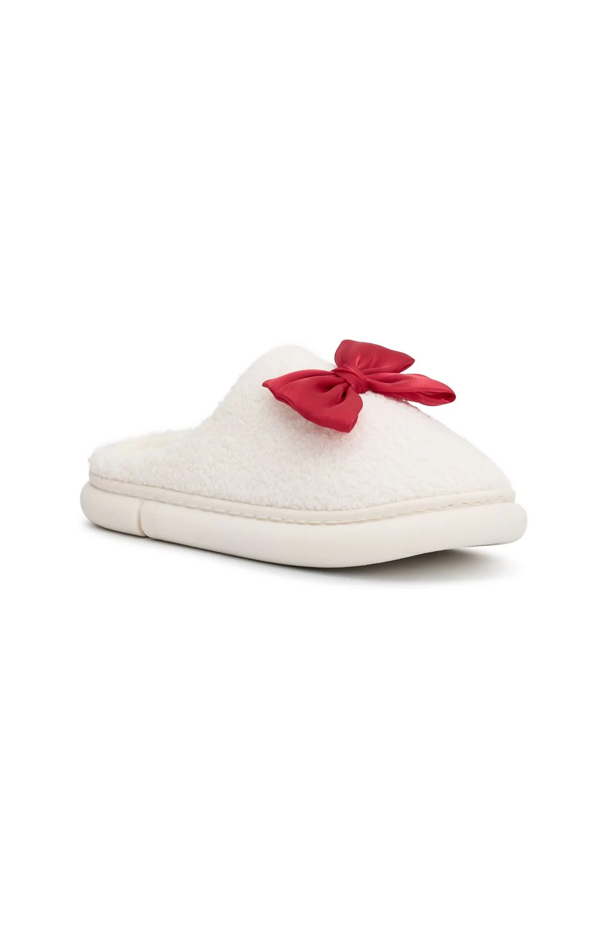 Sophie Slippers White/Red - Image 3