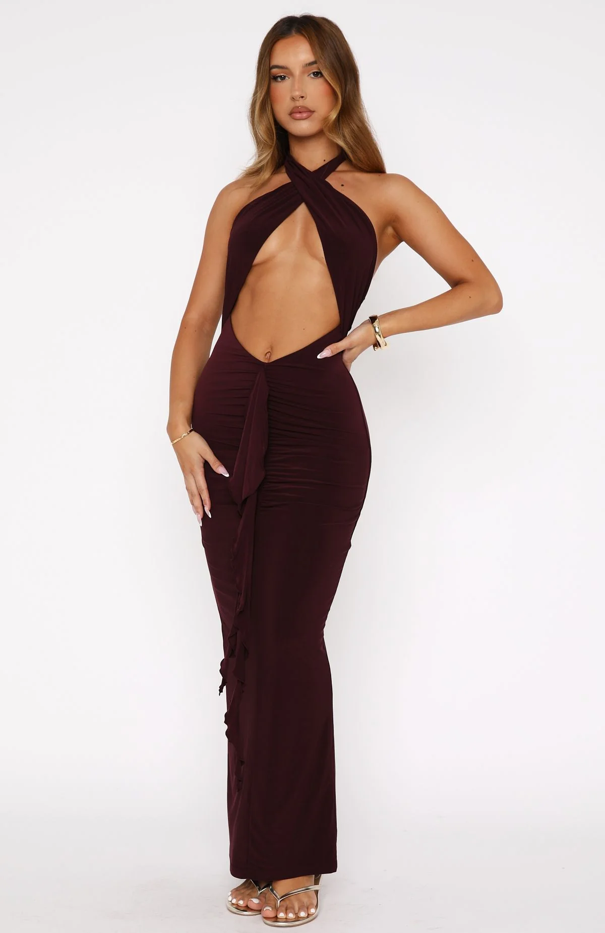 Soul Ties Maxi Dress Plum - Image 2