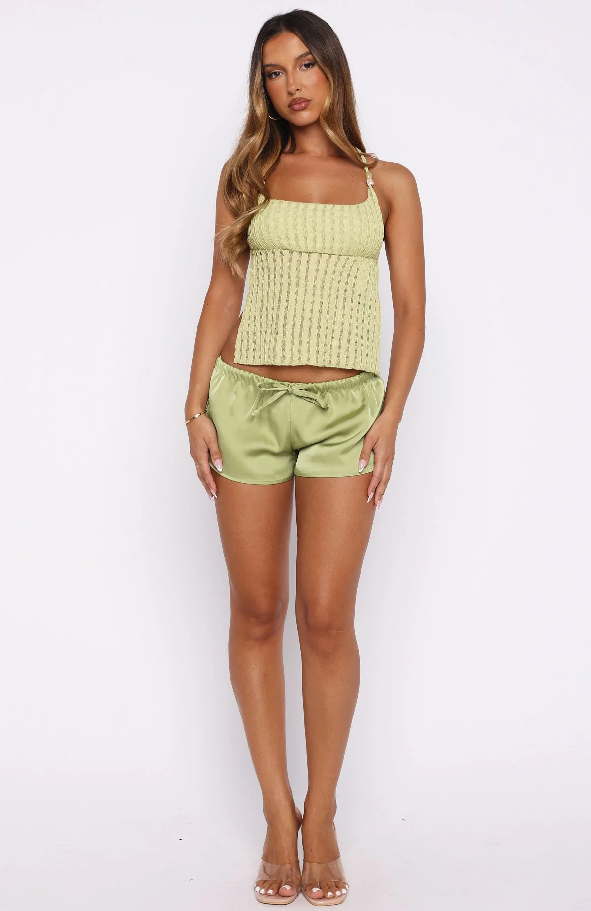 Spot The Difference Backless Top Matcha - Image 6
