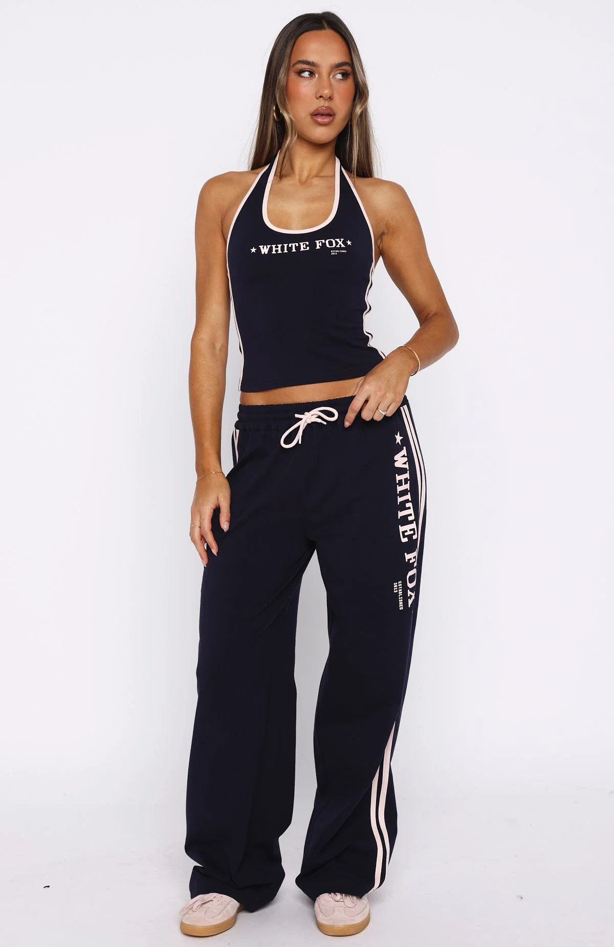 Star Of The Night Halter Top Navy - Image 5