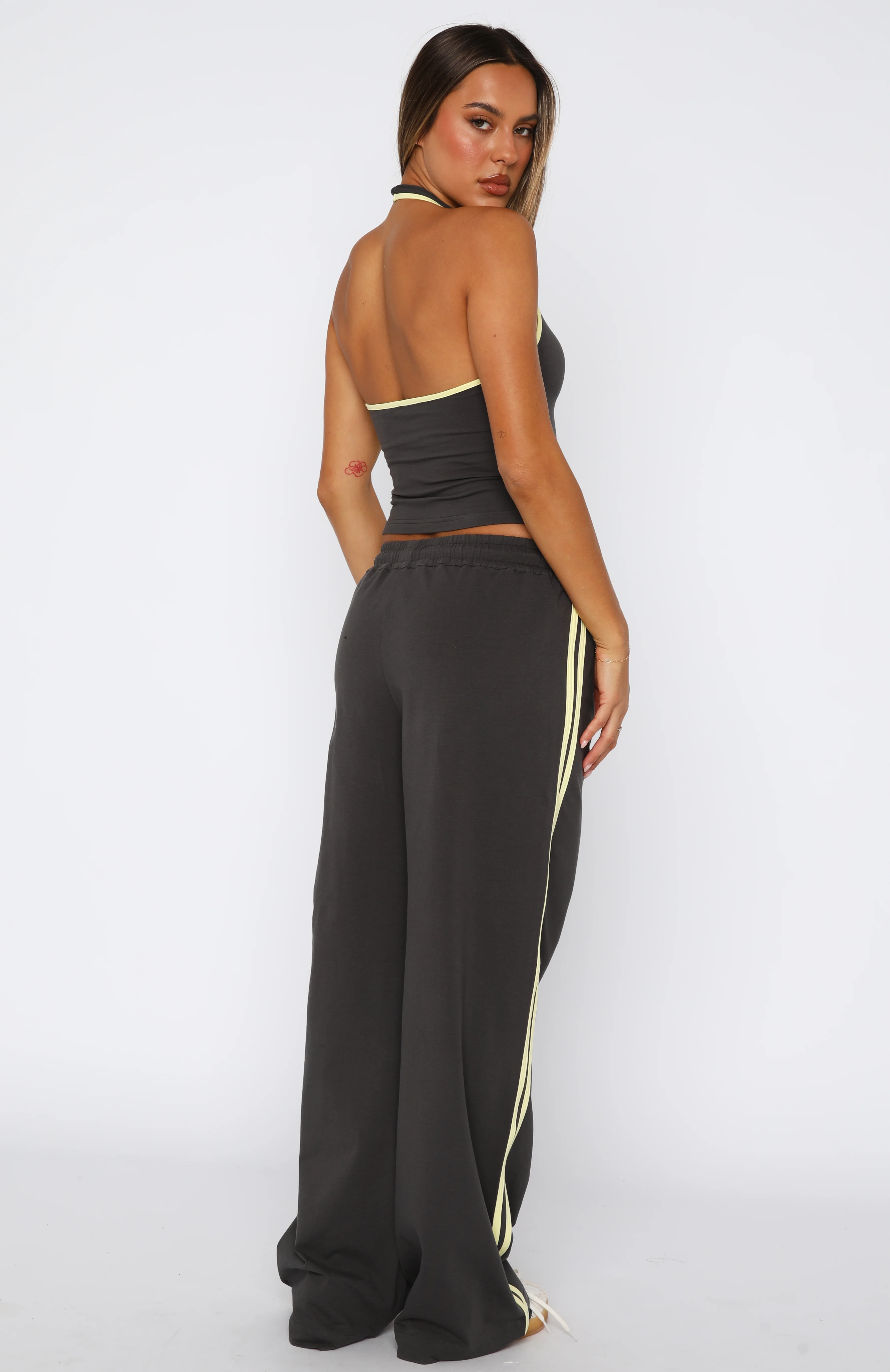 Star Of The Night Track Pants Charcoal - Image 4