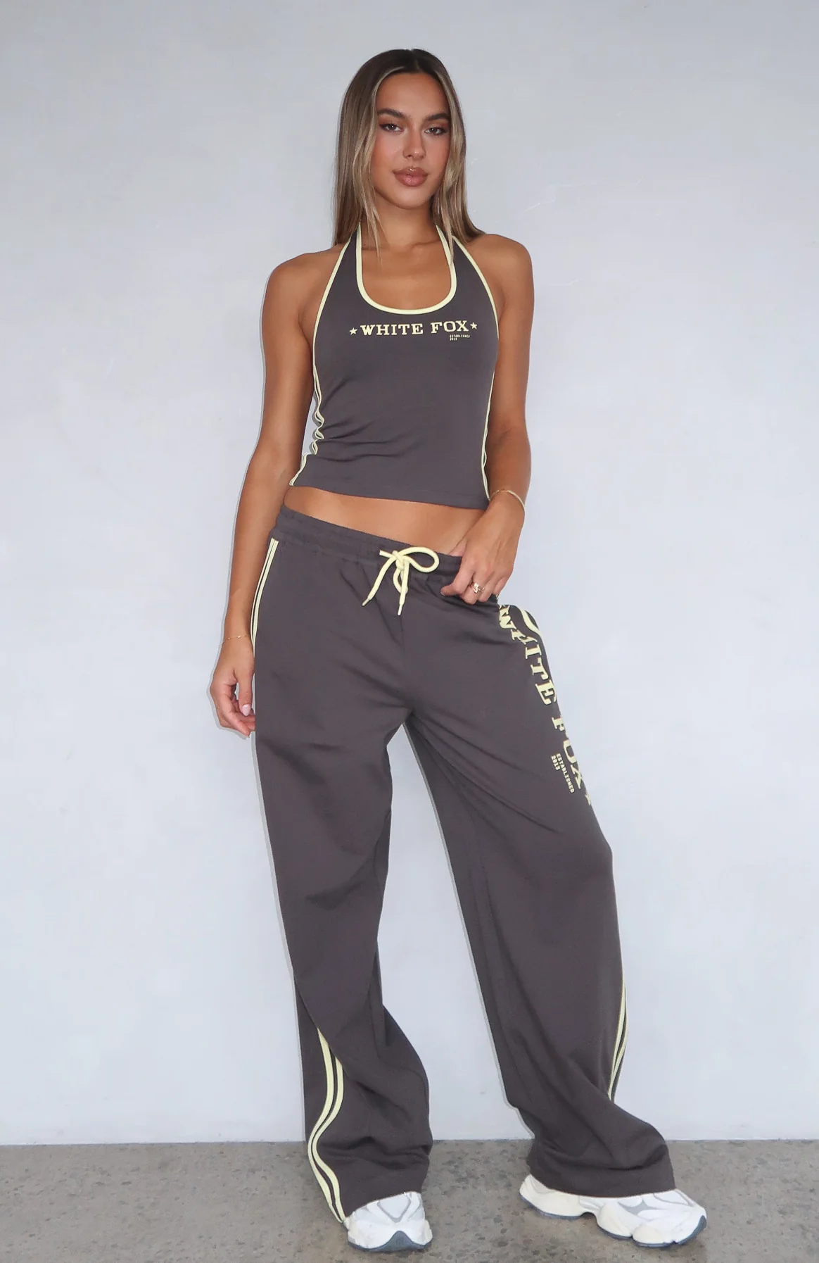Star Of The Night Track Pants Charcoal - Image 5