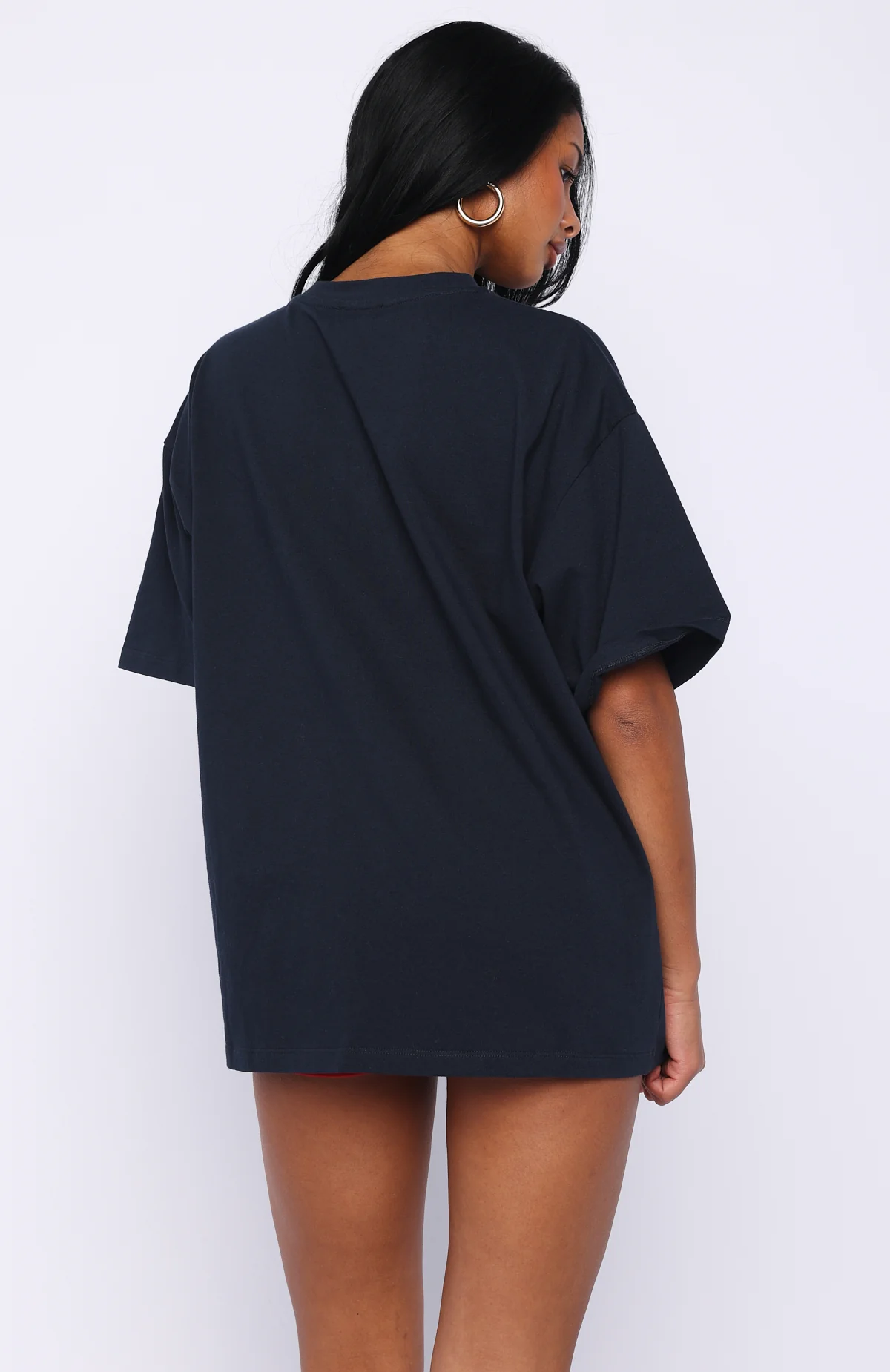 Starting Fresh Oversized Tee Navy - Image 4