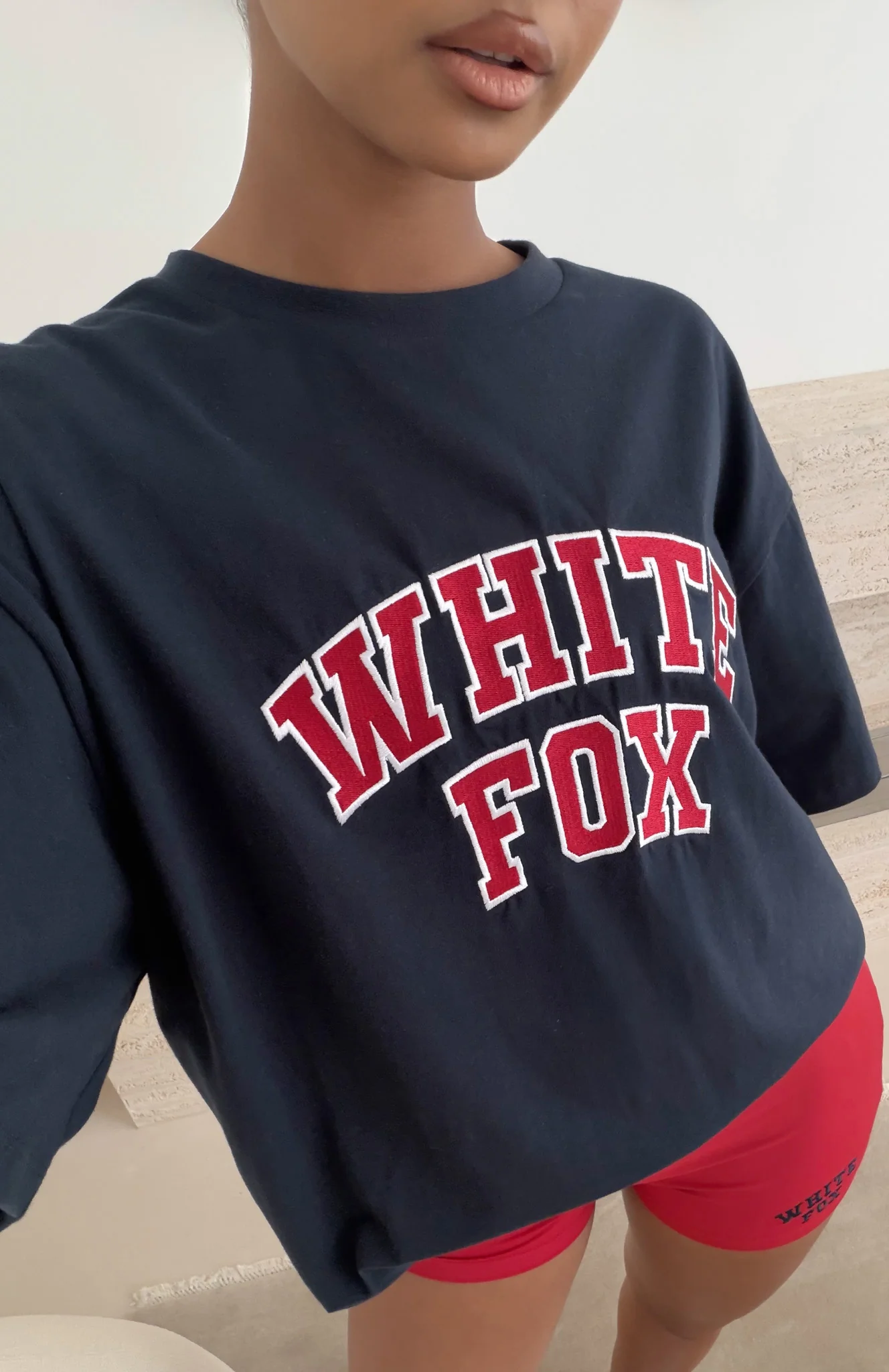 Starting Fresh Oversized Tee Navy - Image 6