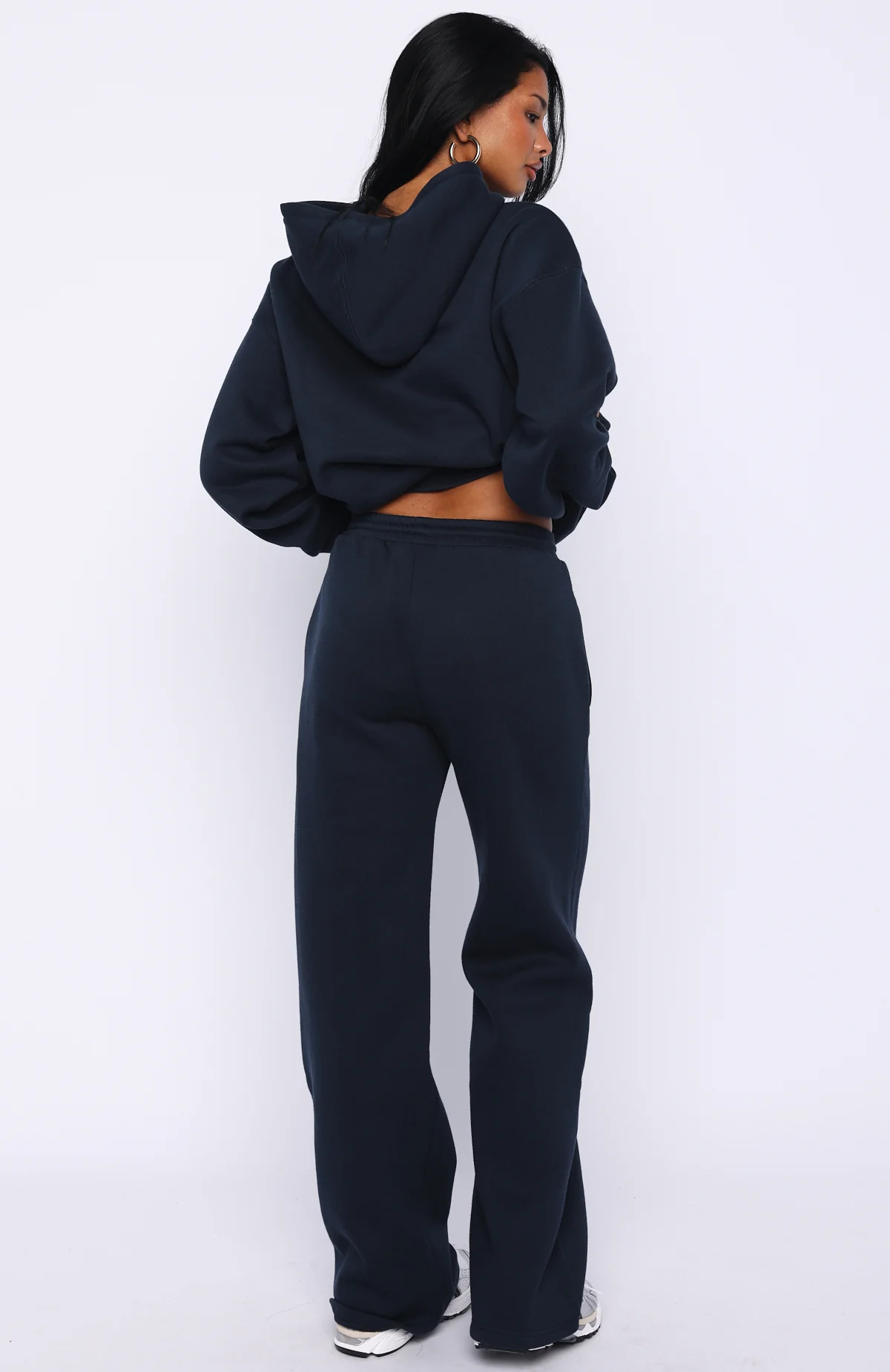 Starting Fresh Wide Leg Sweatpants Navy - Image 4