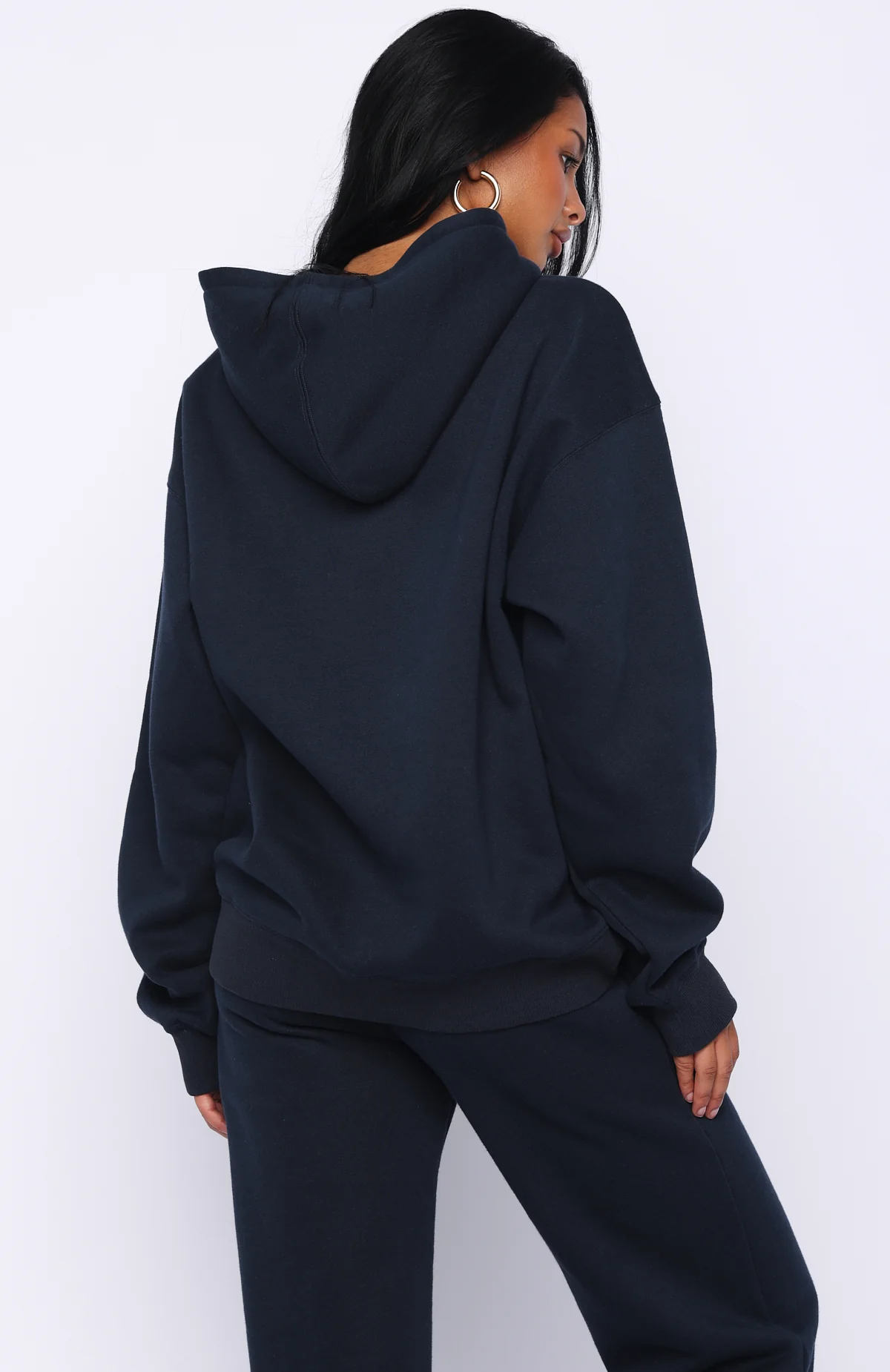 Starting Fresh Zip Front Hoodie Navy - Image 4