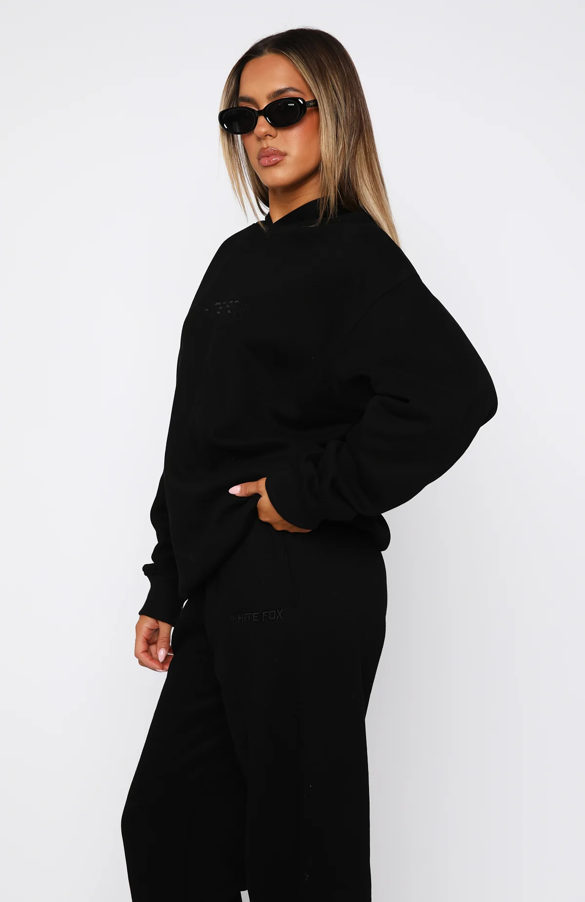 Stay Lifted Oversized Hoodie Black - Image 3