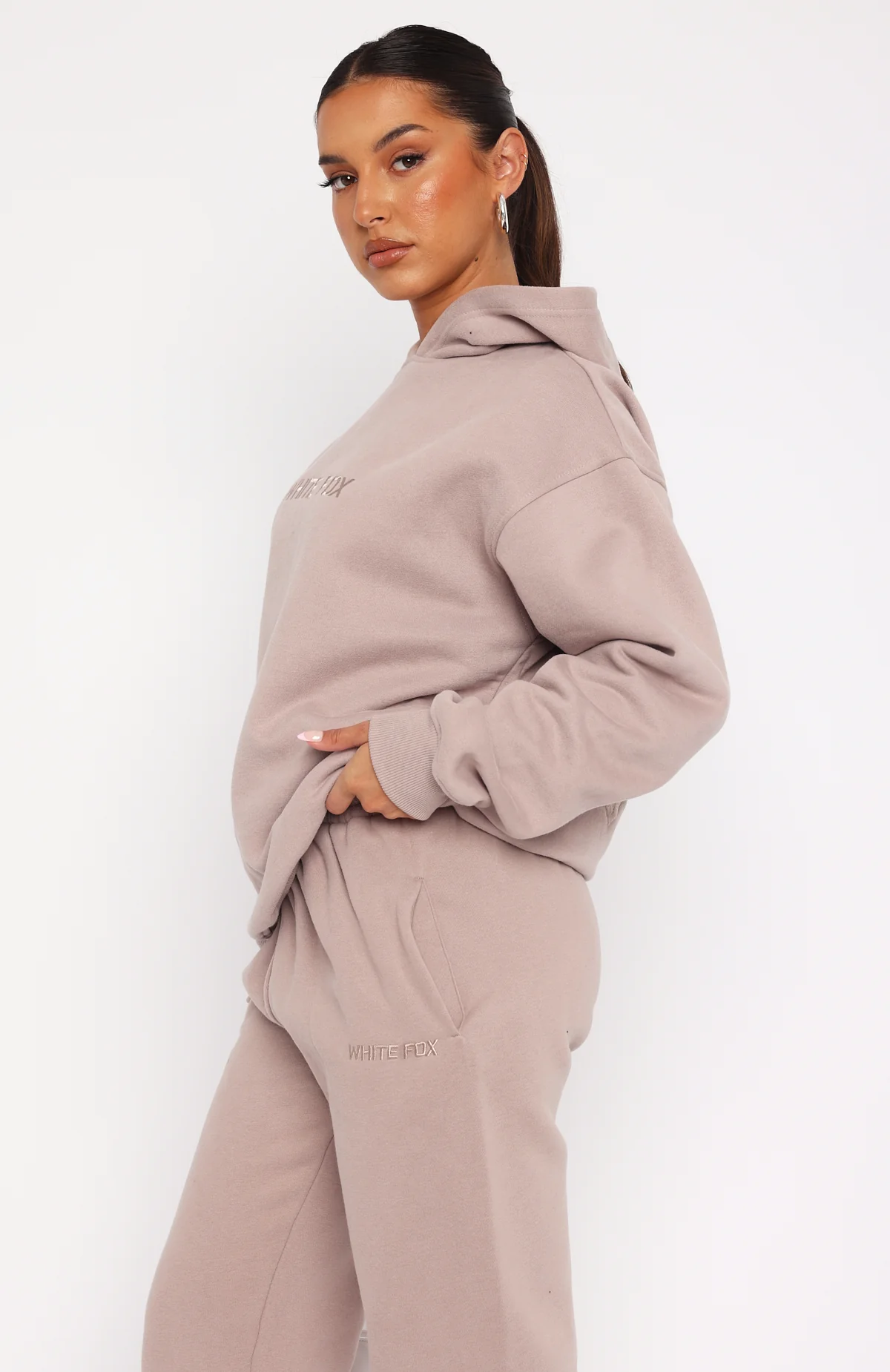 Stay Lifted Oversized Hoodie Cinnamon - Image 3