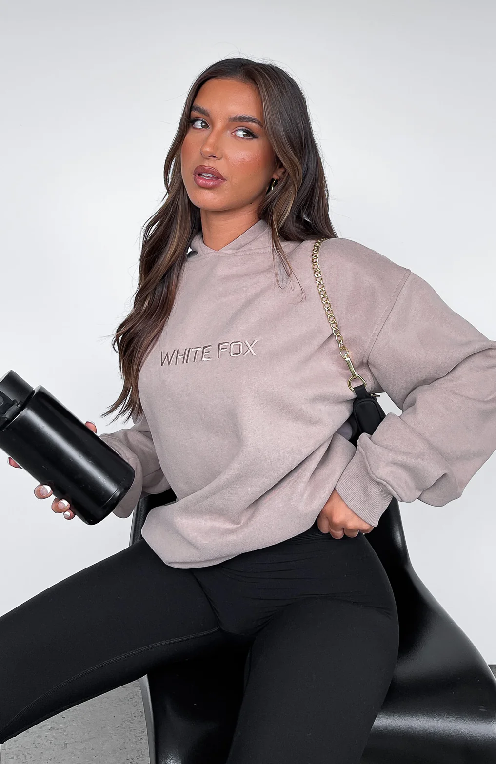 Stay Lifted Oversized Hoodie Cinnamon - Image 5