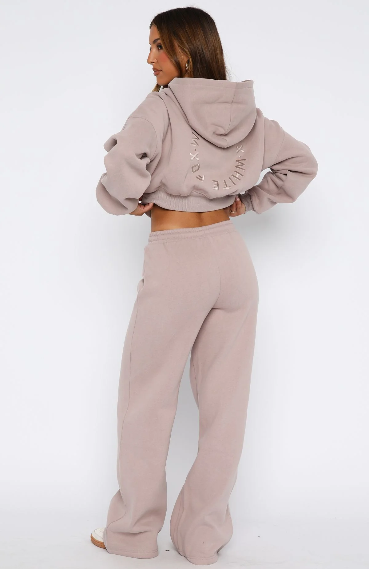 Stay Lifted Wide Leg Sweatpants Cinnamon - Image 4