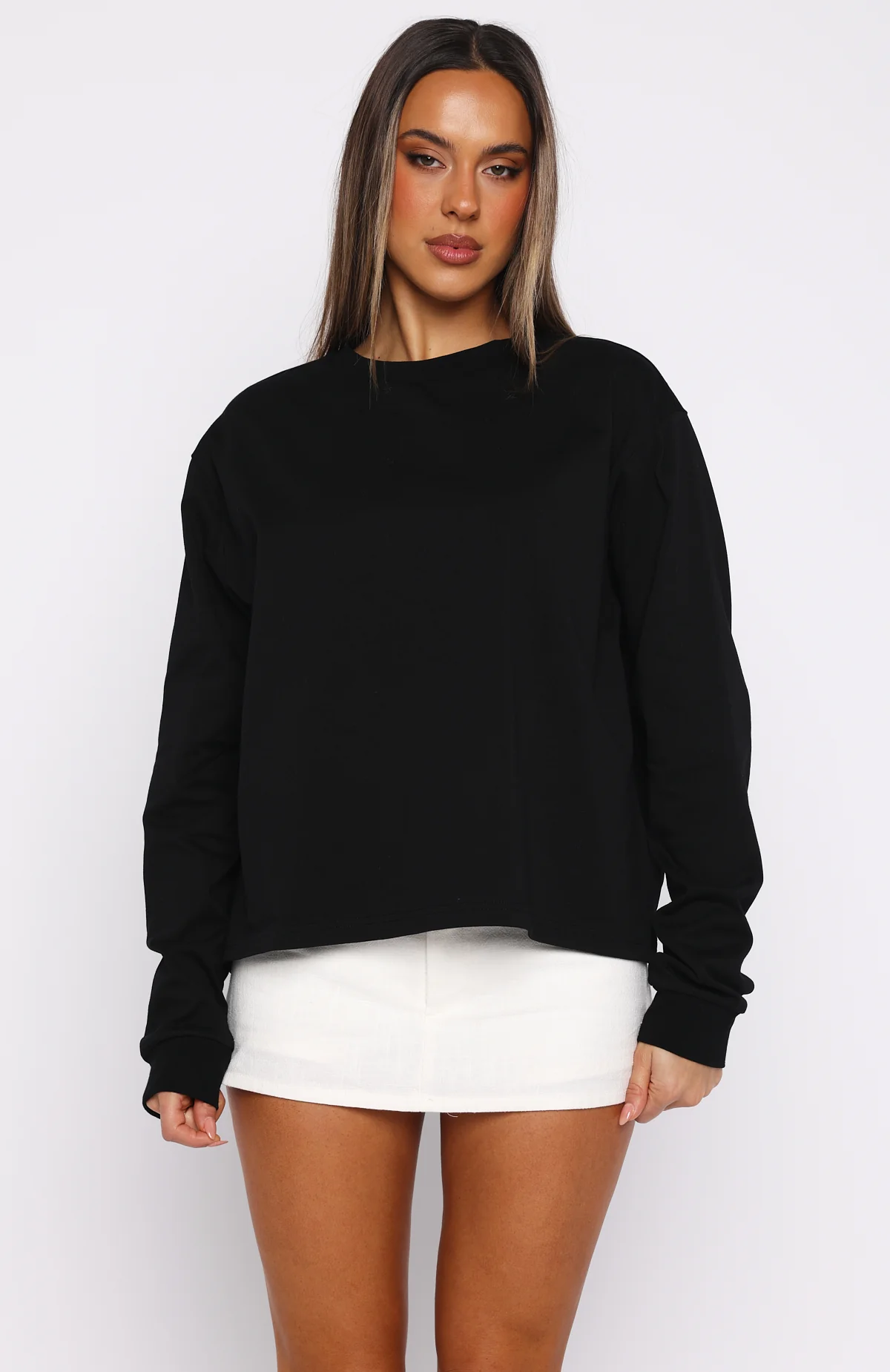 Staying Ahead Long Sleeve Tee Black - Image 3