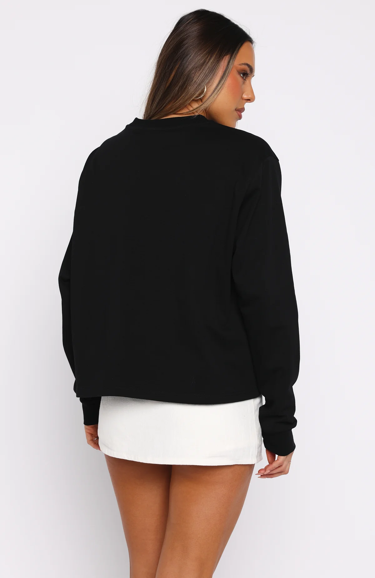 Staying Ahead Long Sleeve Tee Black - Image 5