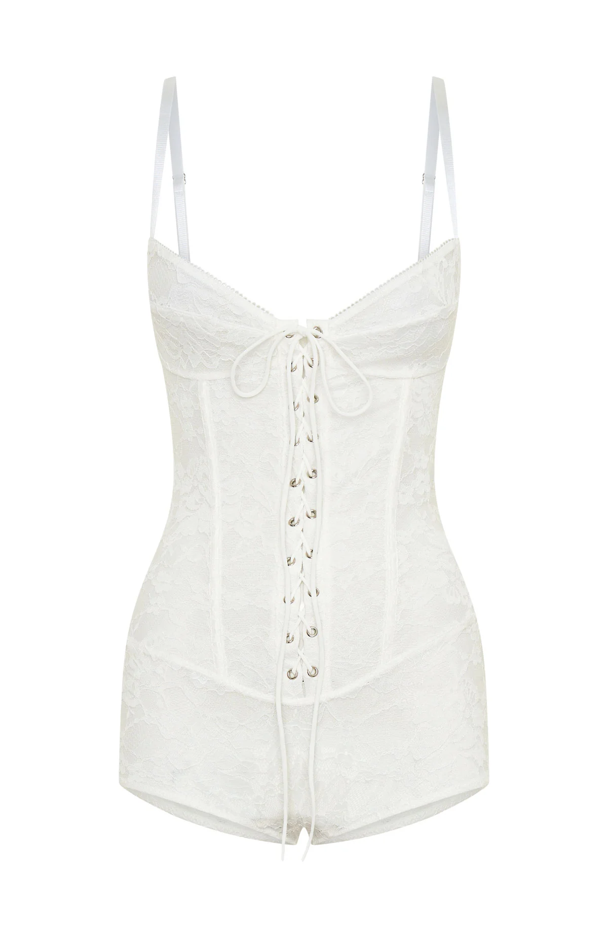 Stepped Out Playsuit White - Image 10