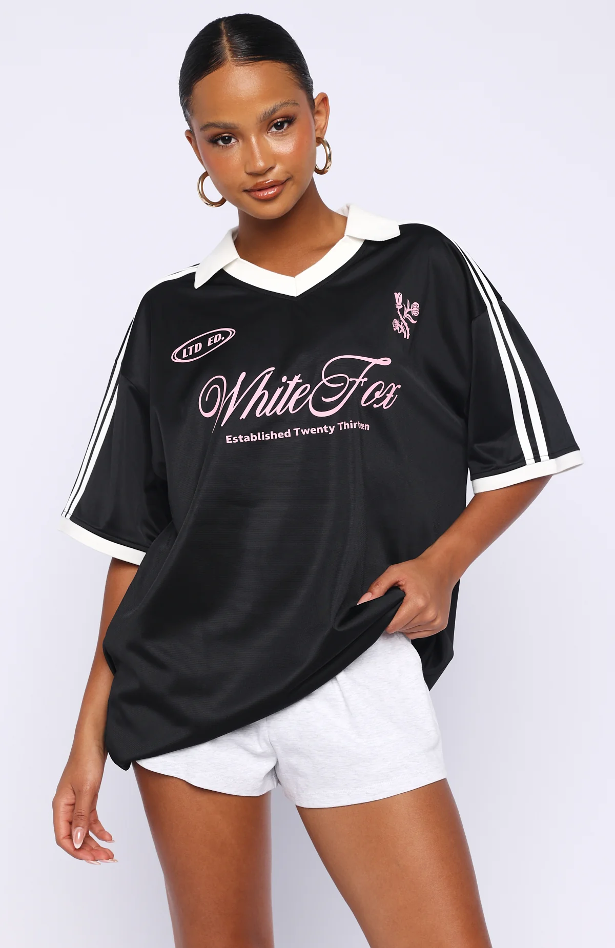Stolen Glances Oversized Jersey Black - Image 2