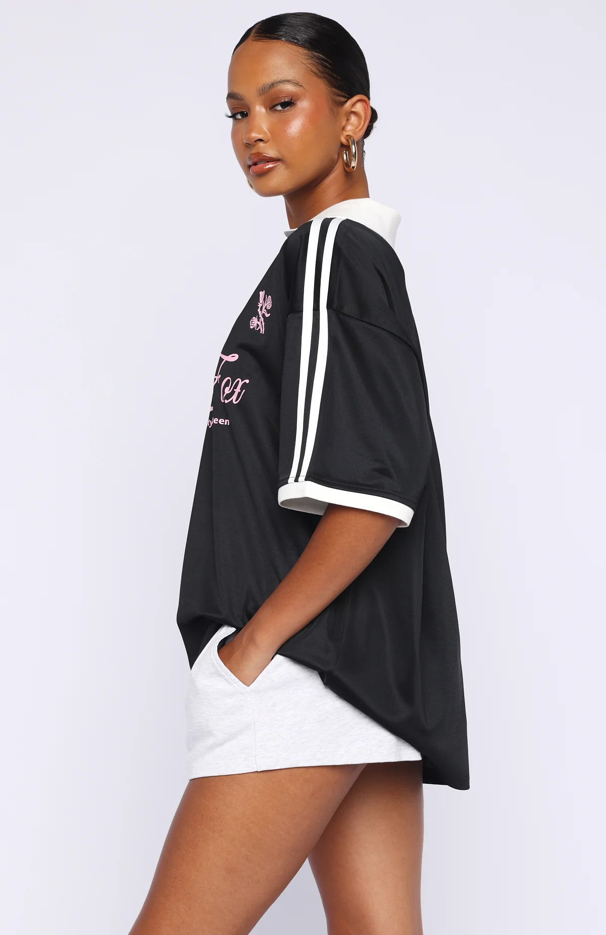 Stolen Glances Oversized Jersey Black - Image 3