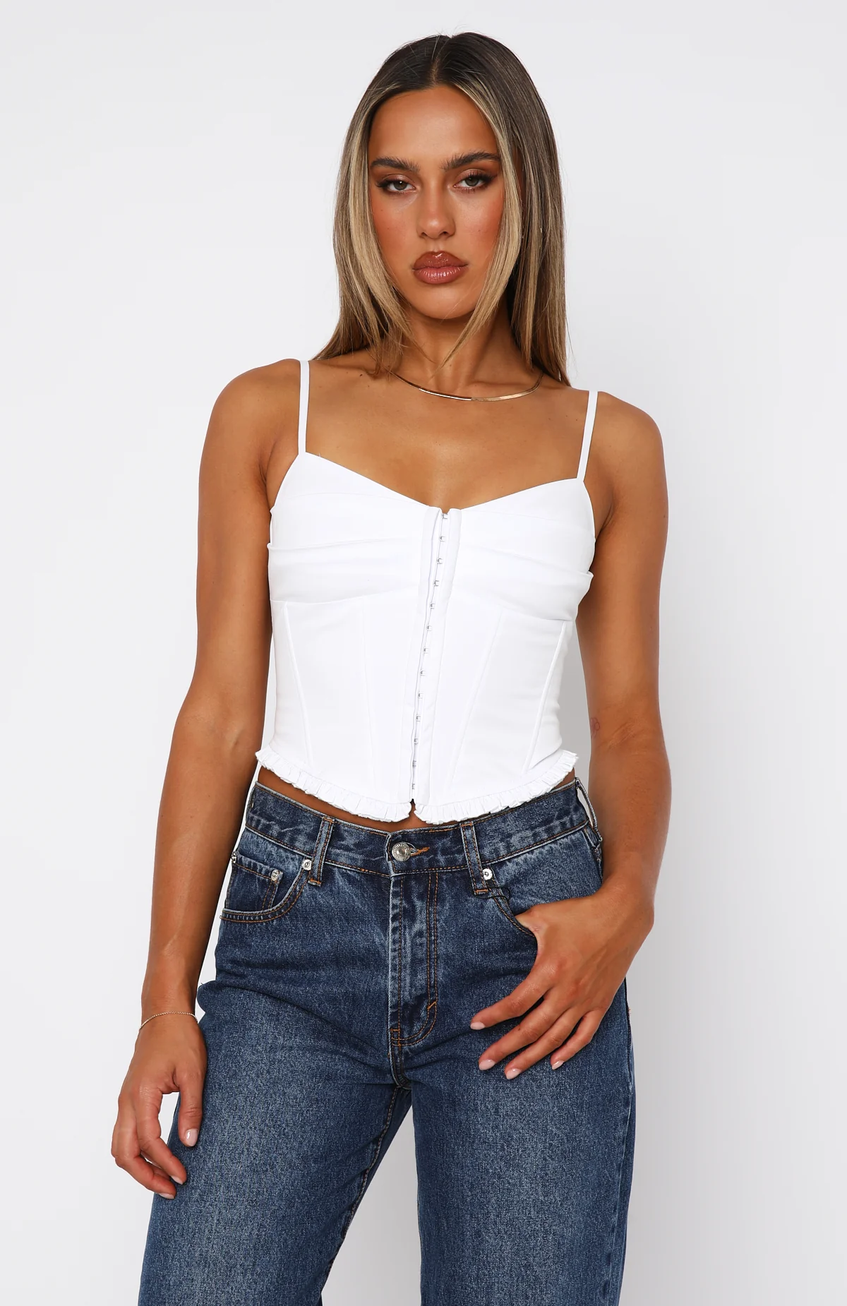 Striking Out Bustier White - Image 2