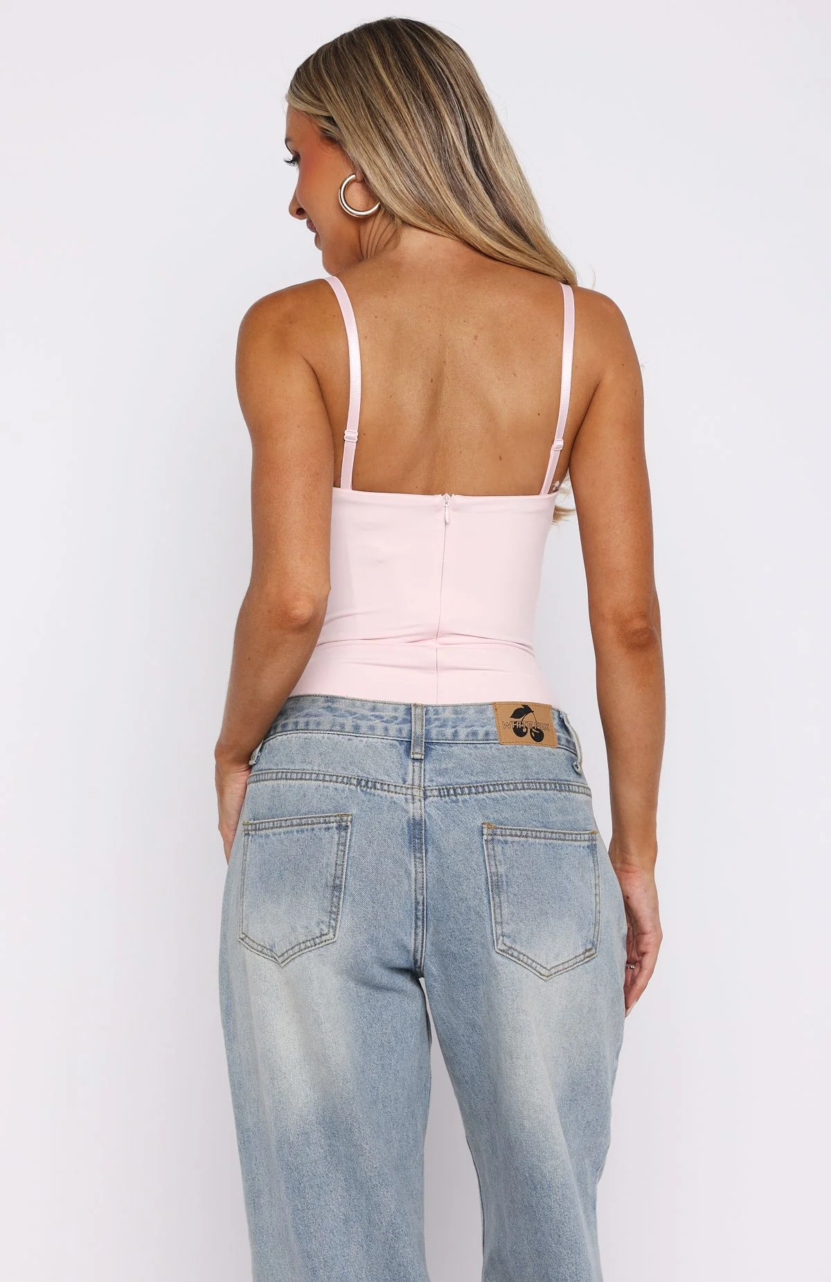 Stuck To You Bodysuit Baby Pink - Image 6