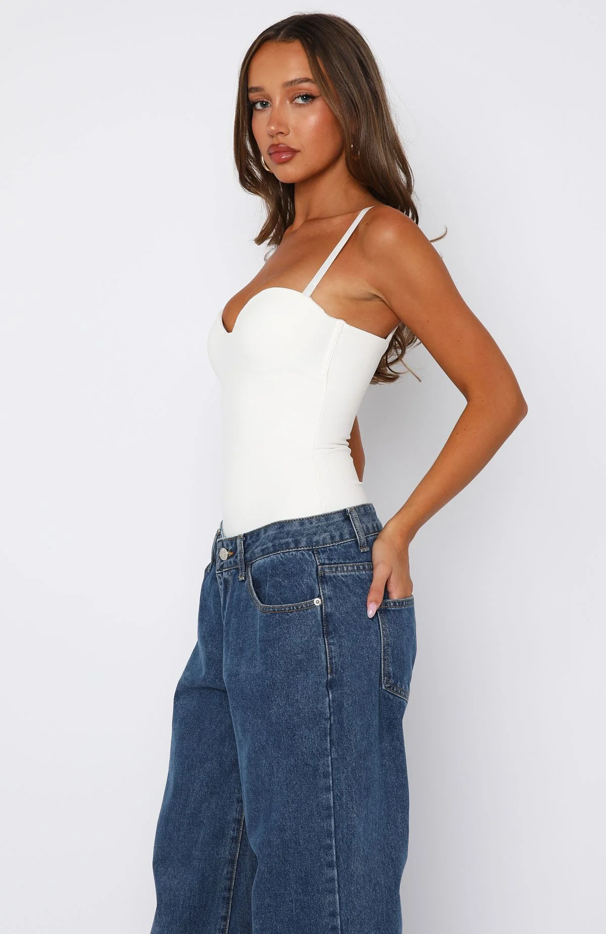 Stuck To You Bodysuit Off White - Image 4
