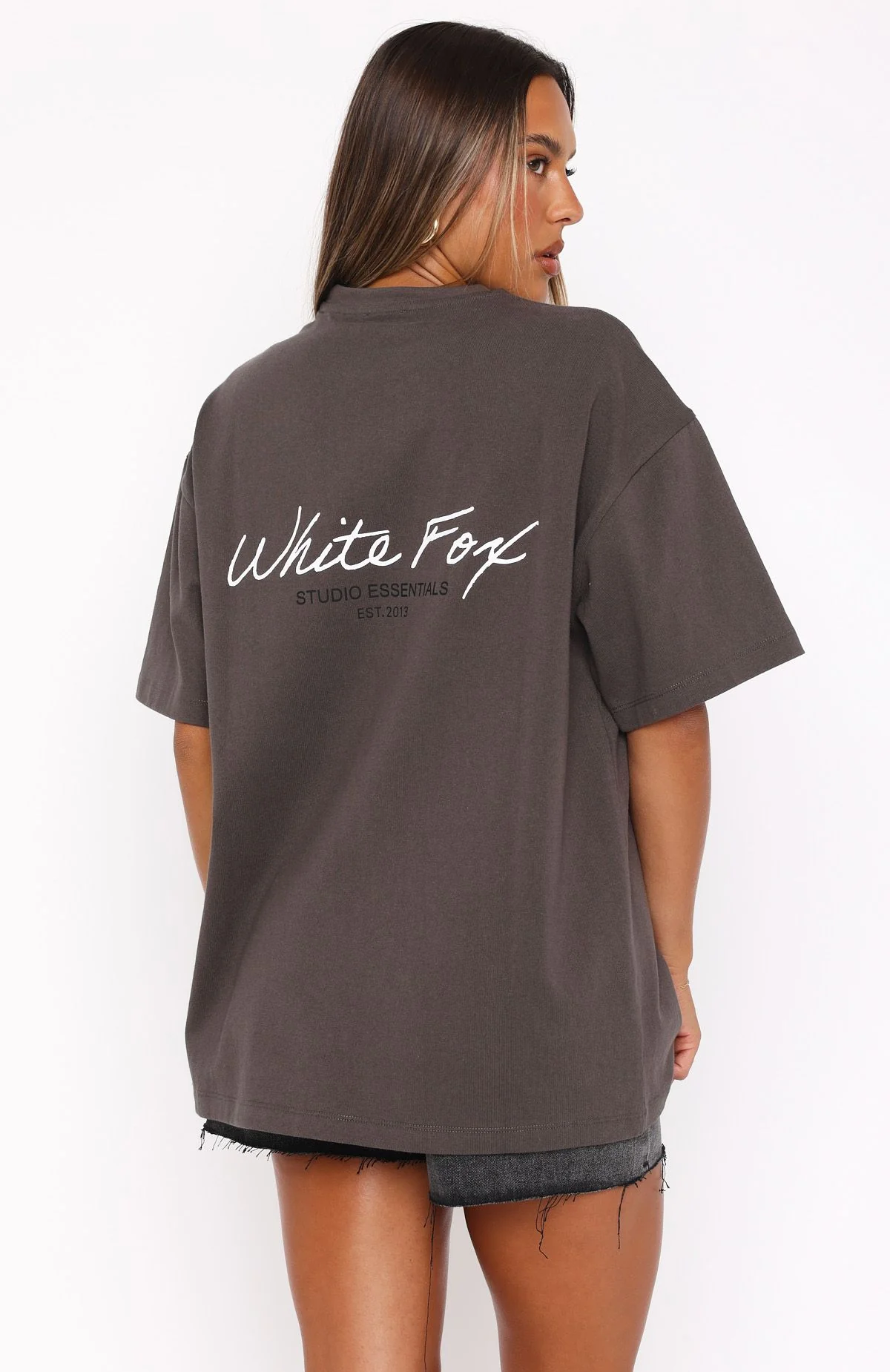 Studio Essentials Oversized Tee Volcanic - Image 4