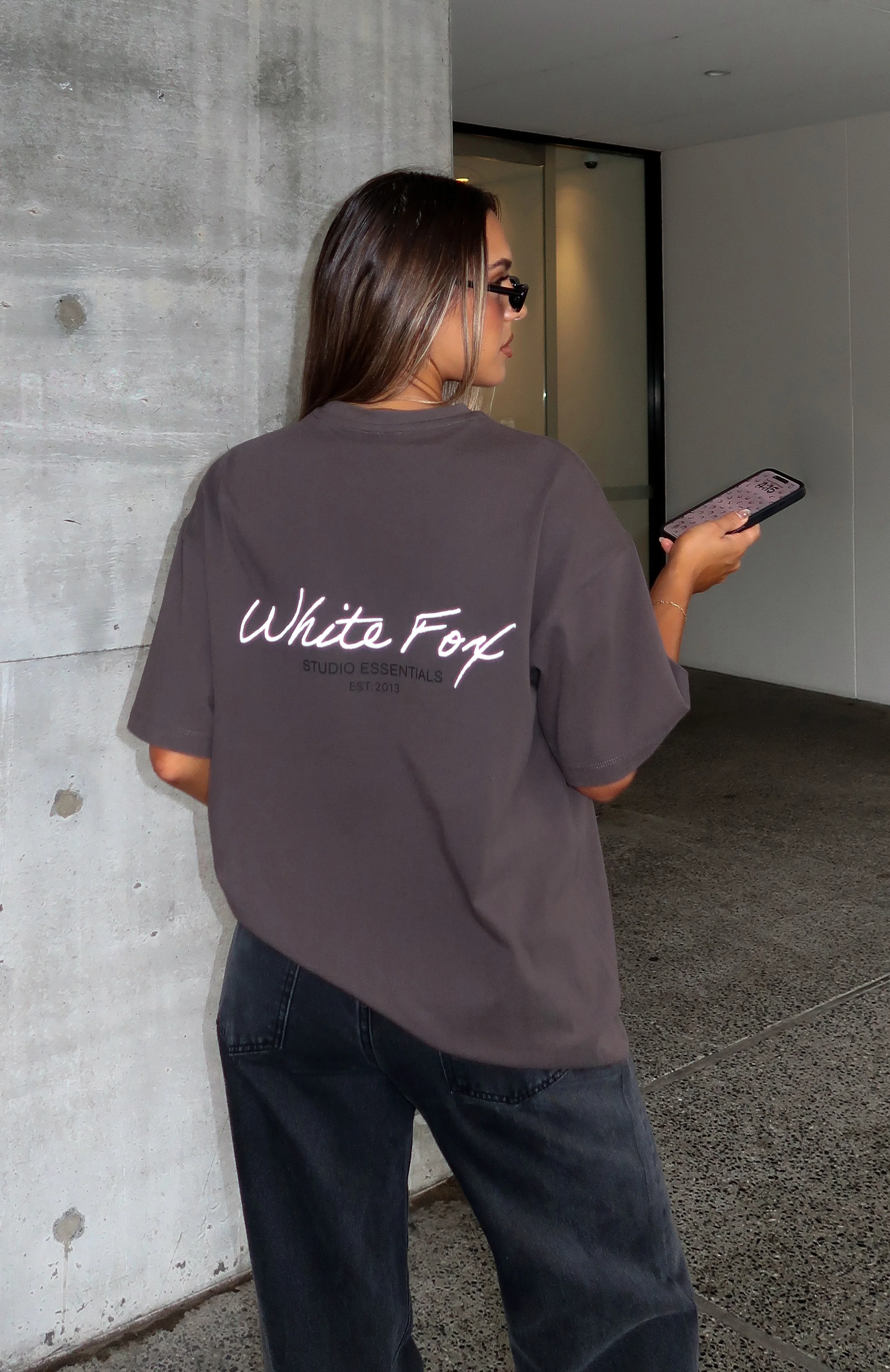 Studio Essentials Oversized Tee Volcanic - Image 5